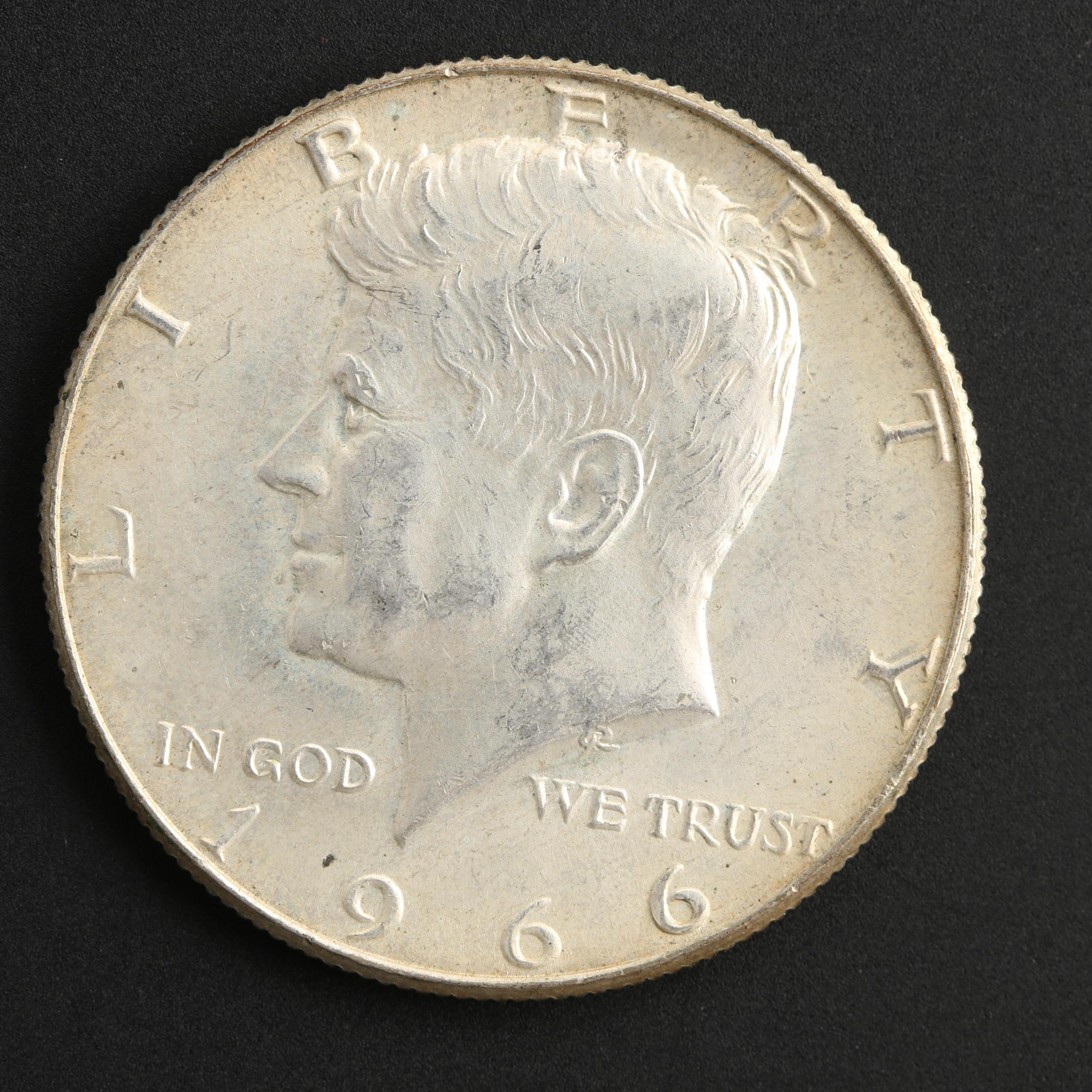 Group of Twenty-Five Kennedy Silver Clad Half Dollars