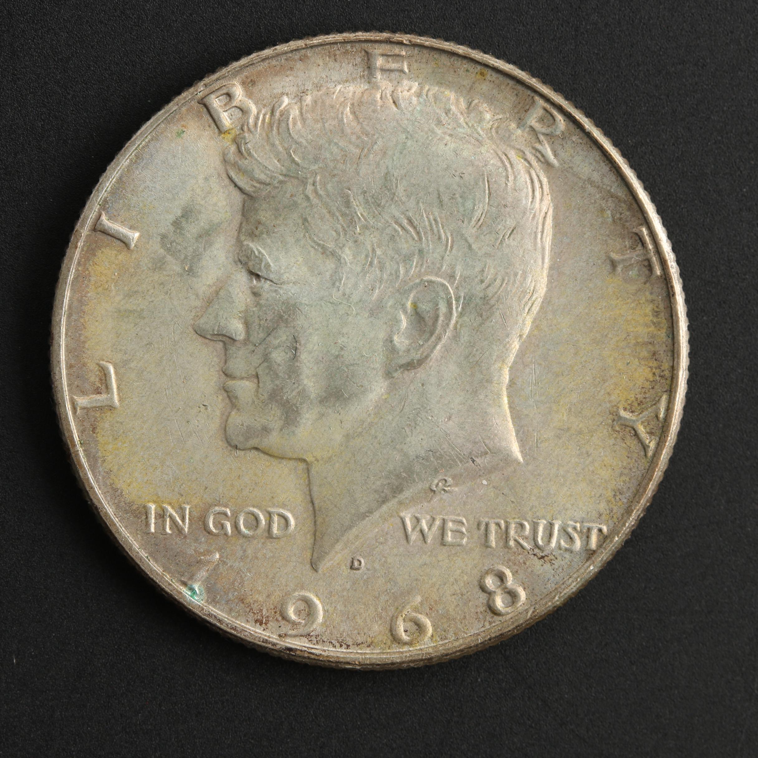 Group of Twenty-Five Kennedy Silver Clad Half Dollars