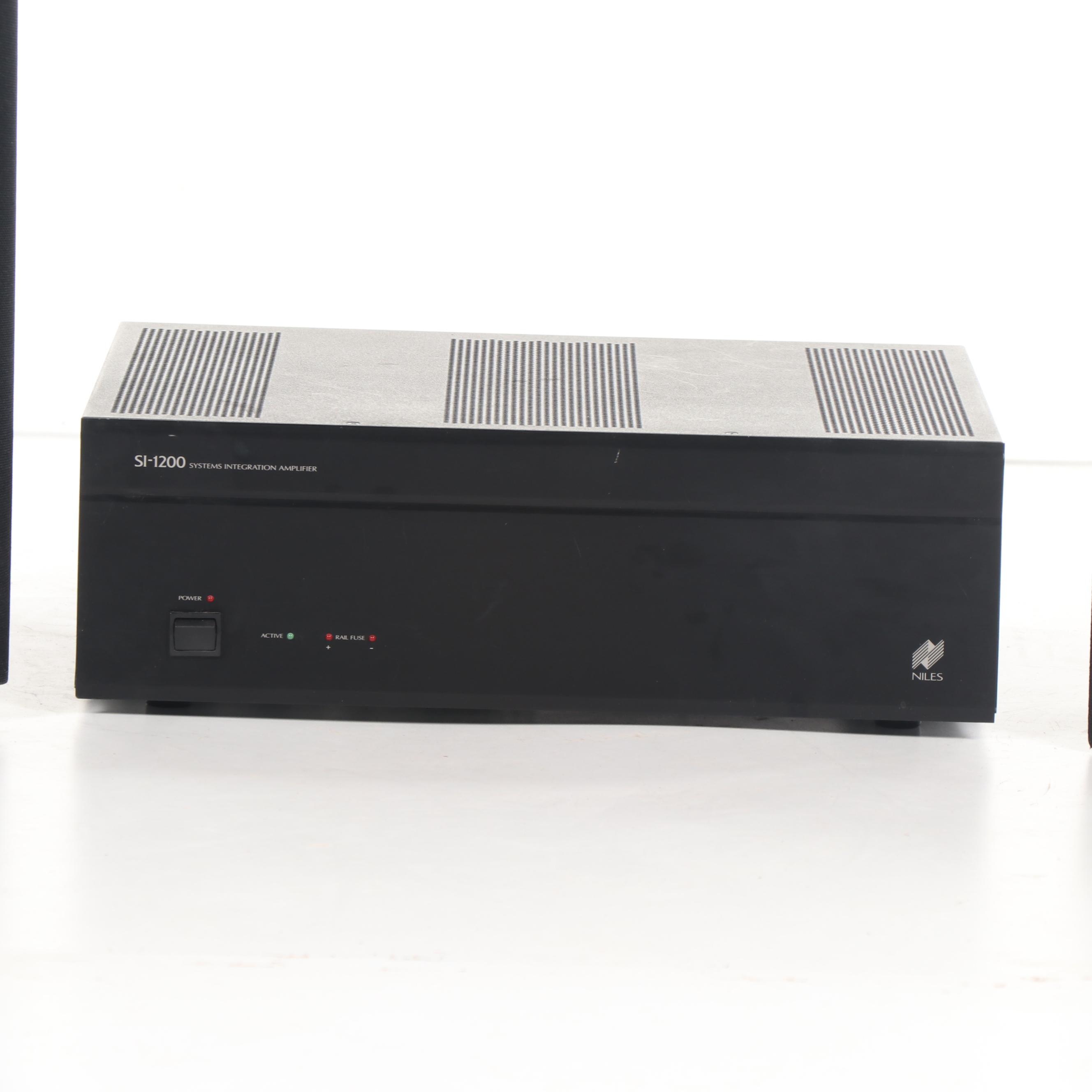 Mirage Home Theater Amplifier, Powered Subwoofer, and Speaker