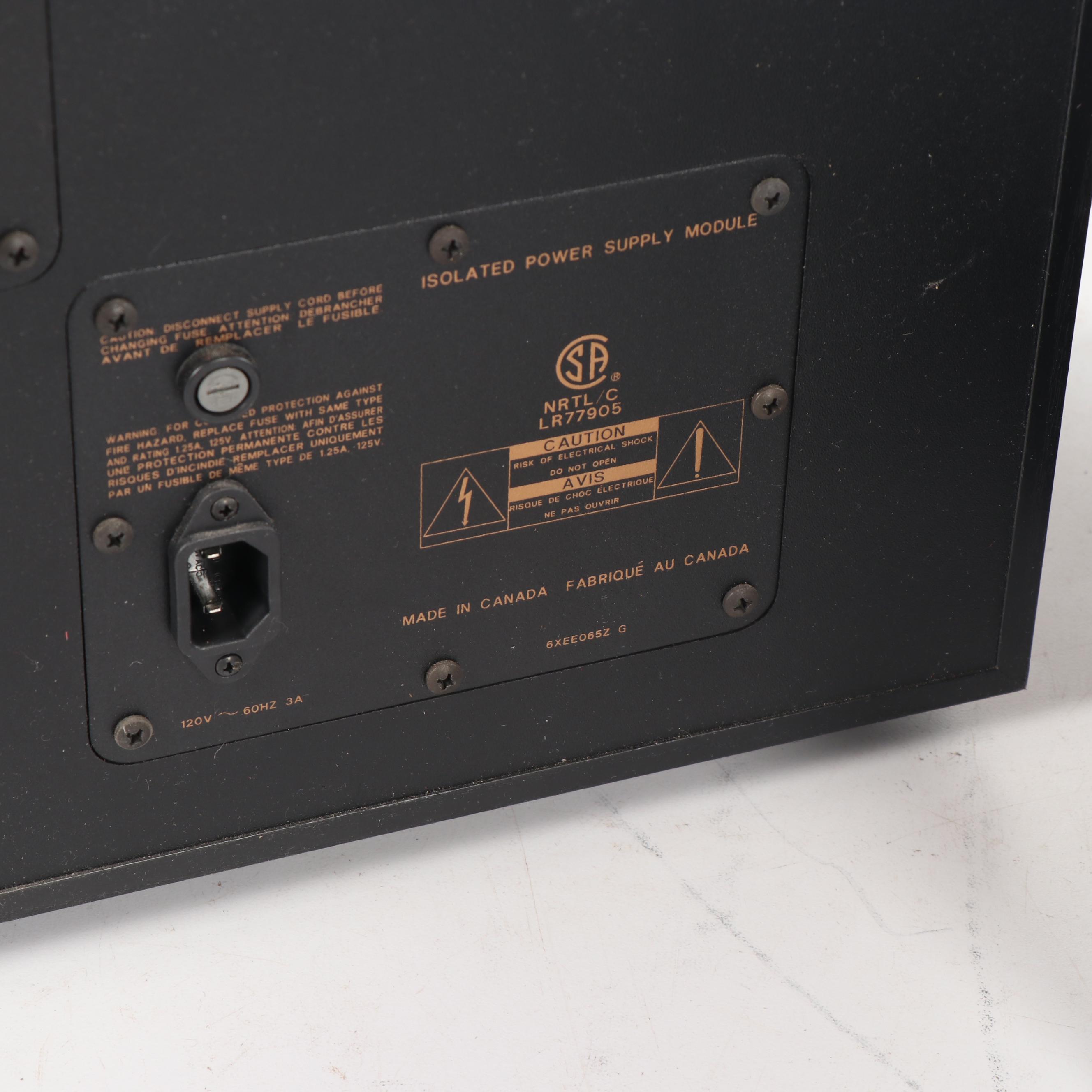 Mirage Home Theater Amplifier, Powered Subwoofer, and Speaker