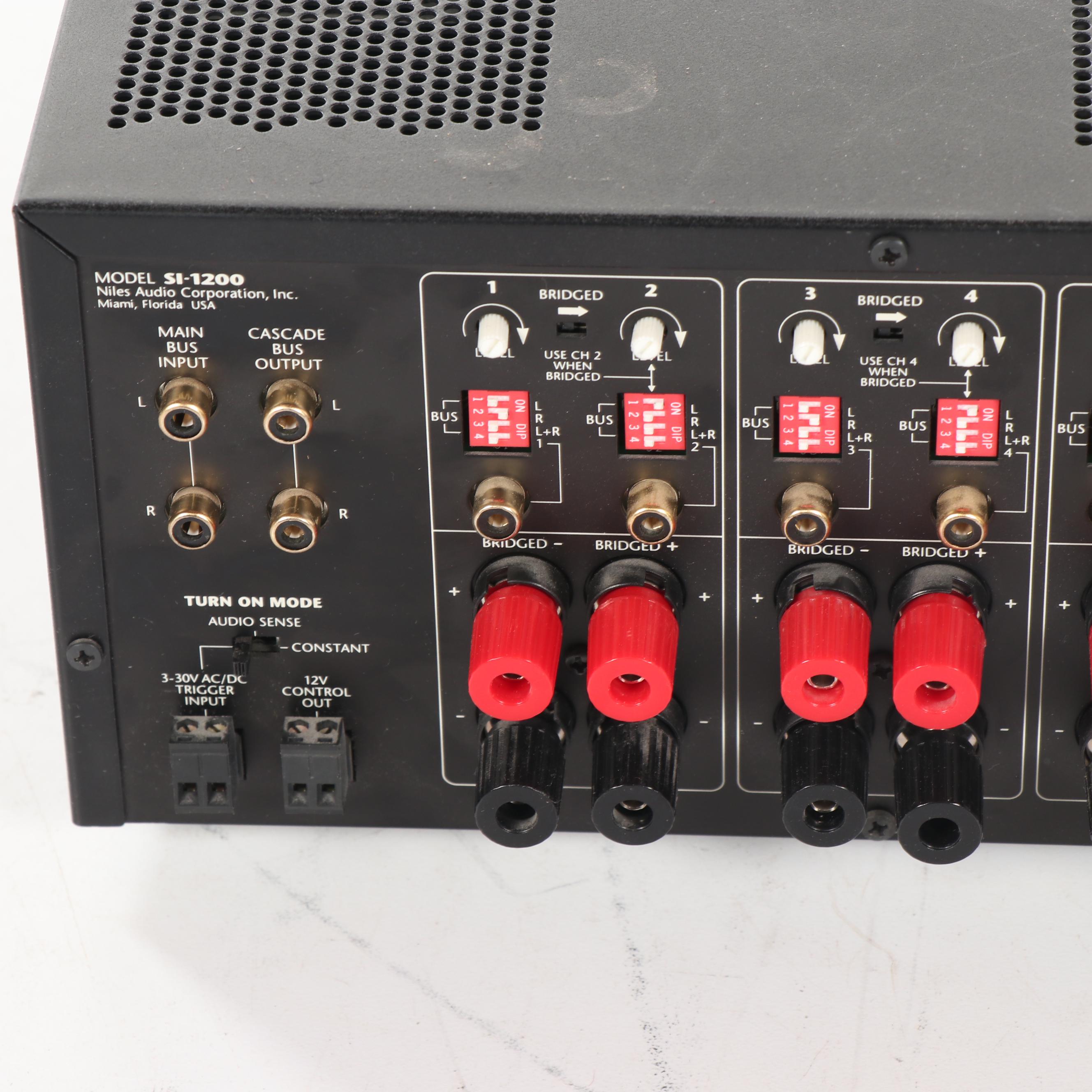 Mirage Home Theater Amplifier, Powered Subwoofer, and Speaker