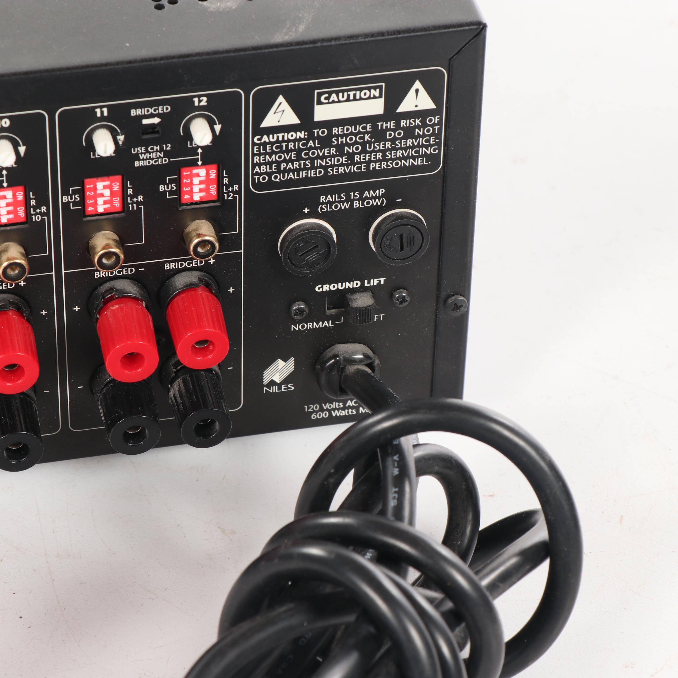 Mirage Home Theater Amplifier, Powered Subwoofer, and Speaker