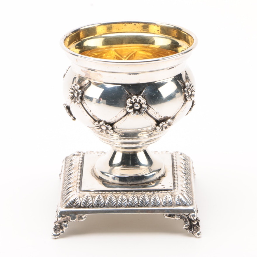 Hadad Bros. Israeli Sterling Silver Master Salt Cellar