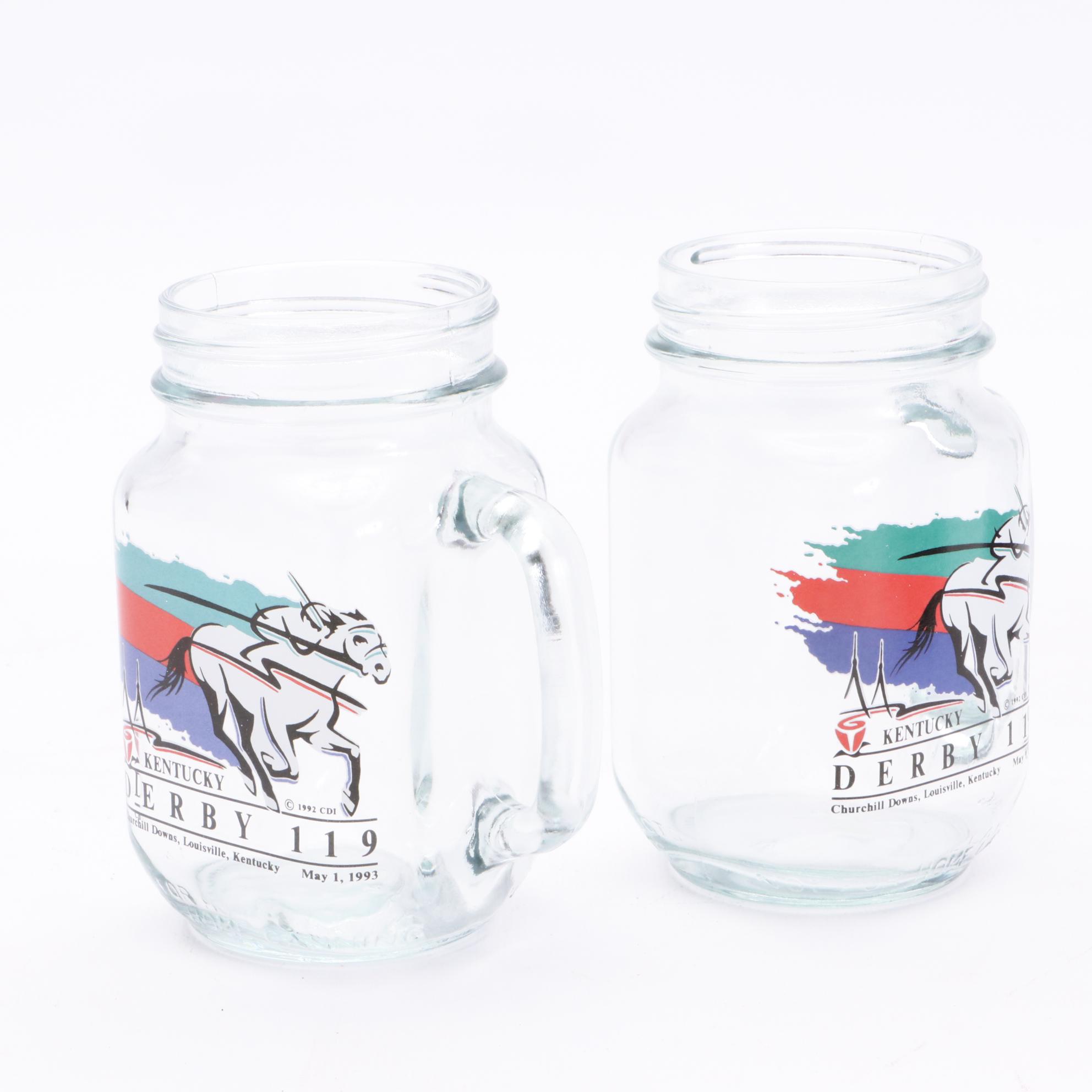 Breeders Cup and Kentucky Derby Ball Jar Style Mugs