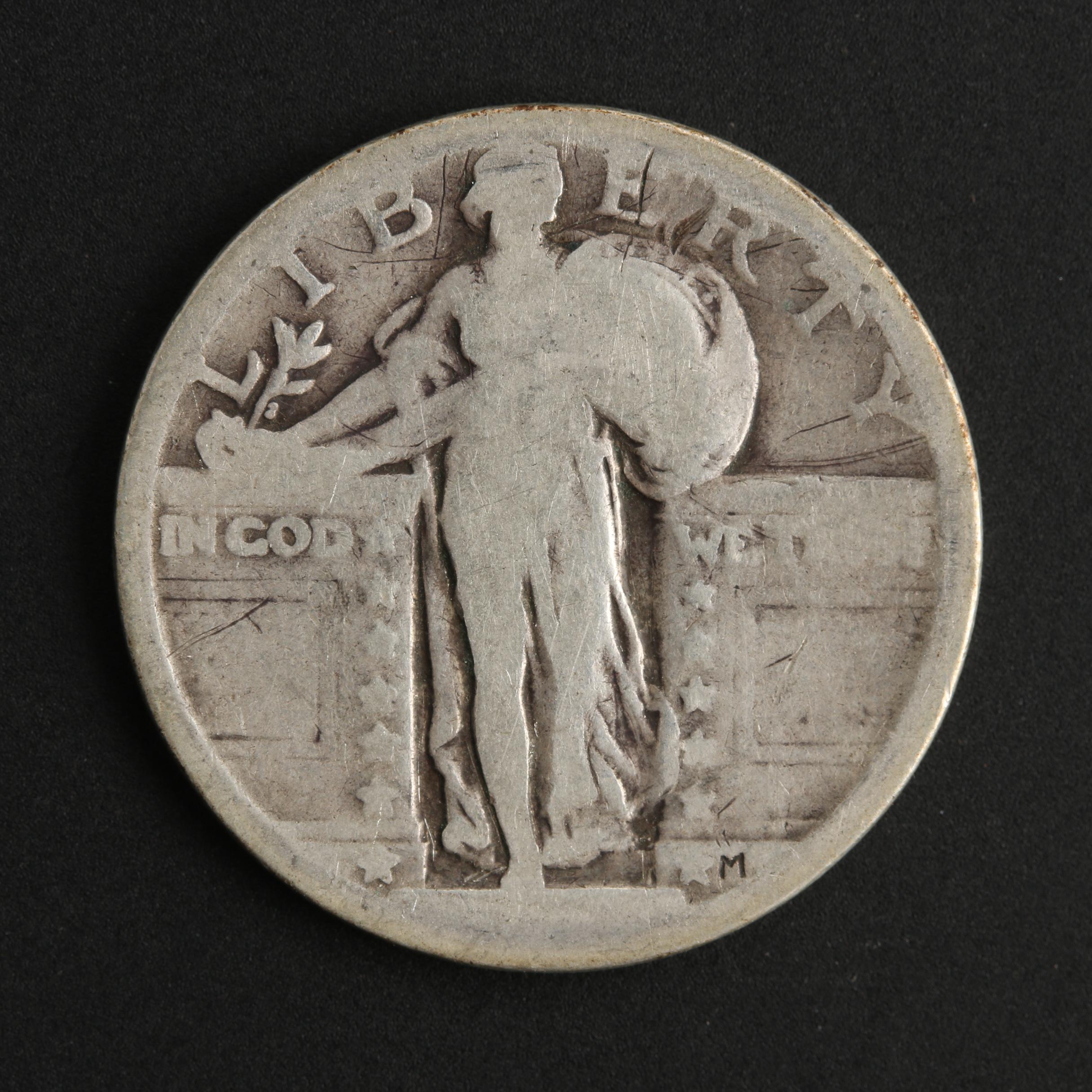 Group of Seventy-Four Washington Silver Quarters From the 1940s