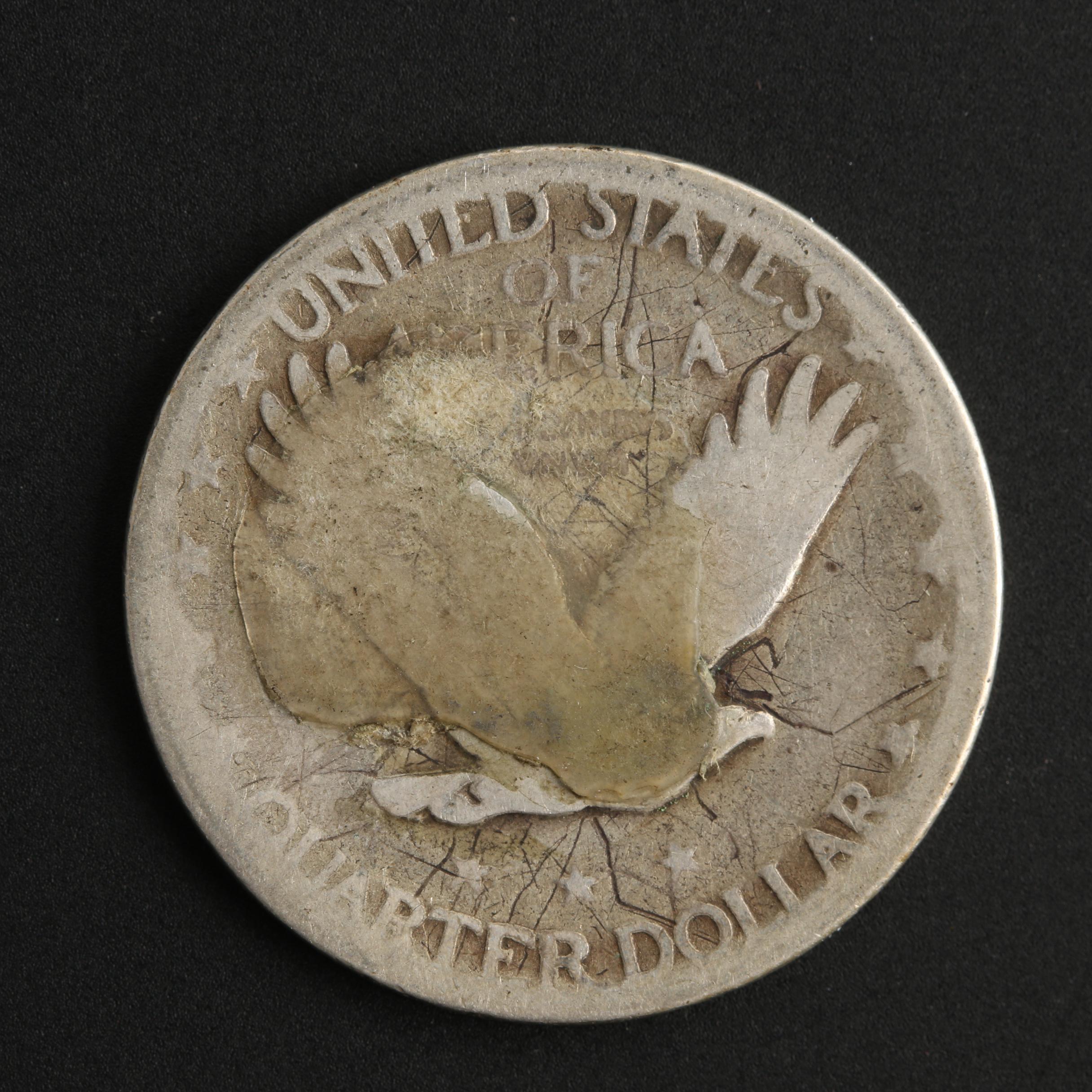 Group of Seventy-Four Washington Silver Quarters From the 1940s