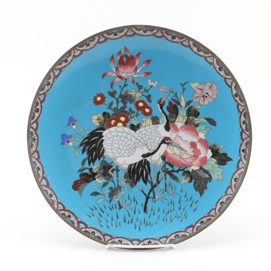 Chinese Cloisonné Platter