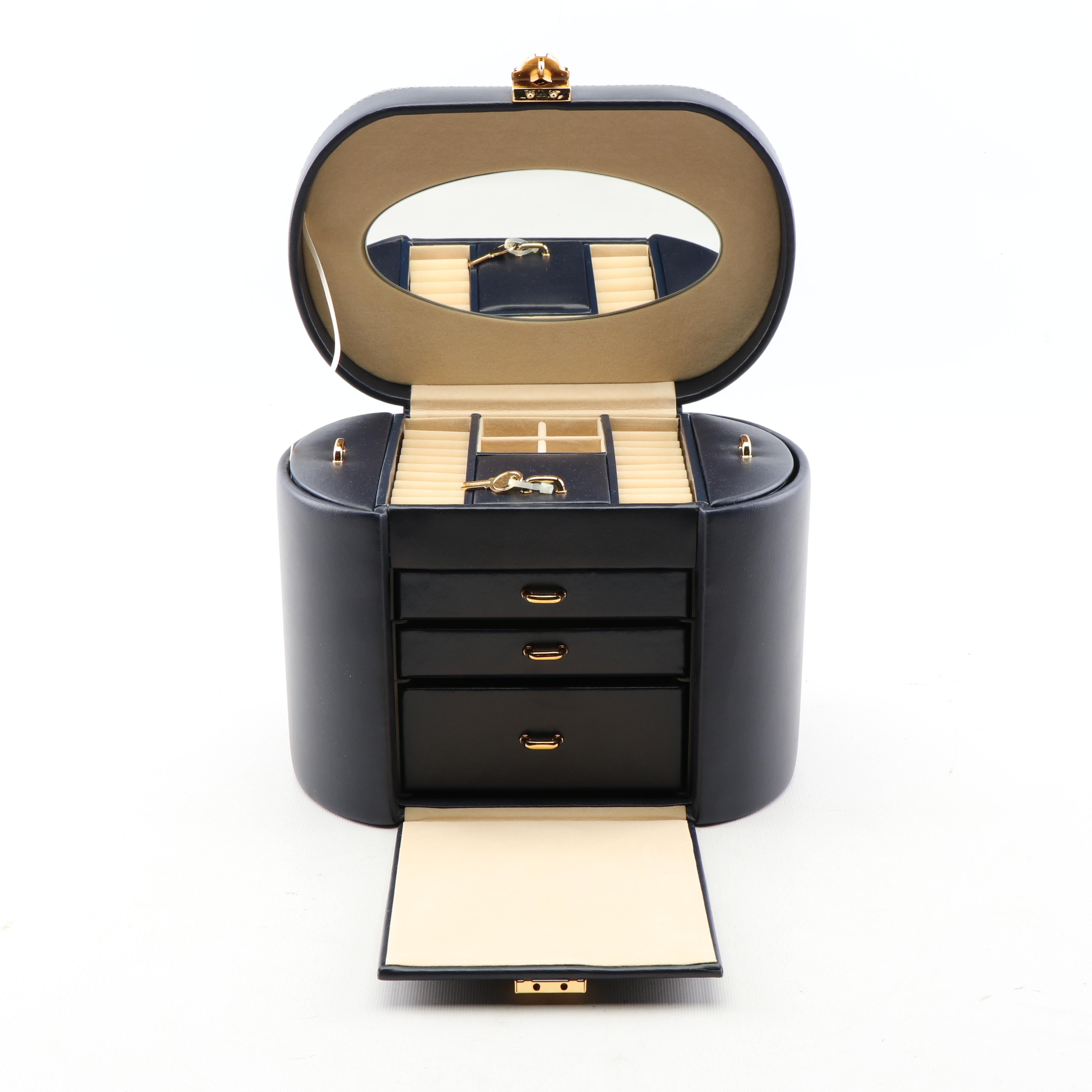 Dulwich Designs Faux Leather Jewelry Box