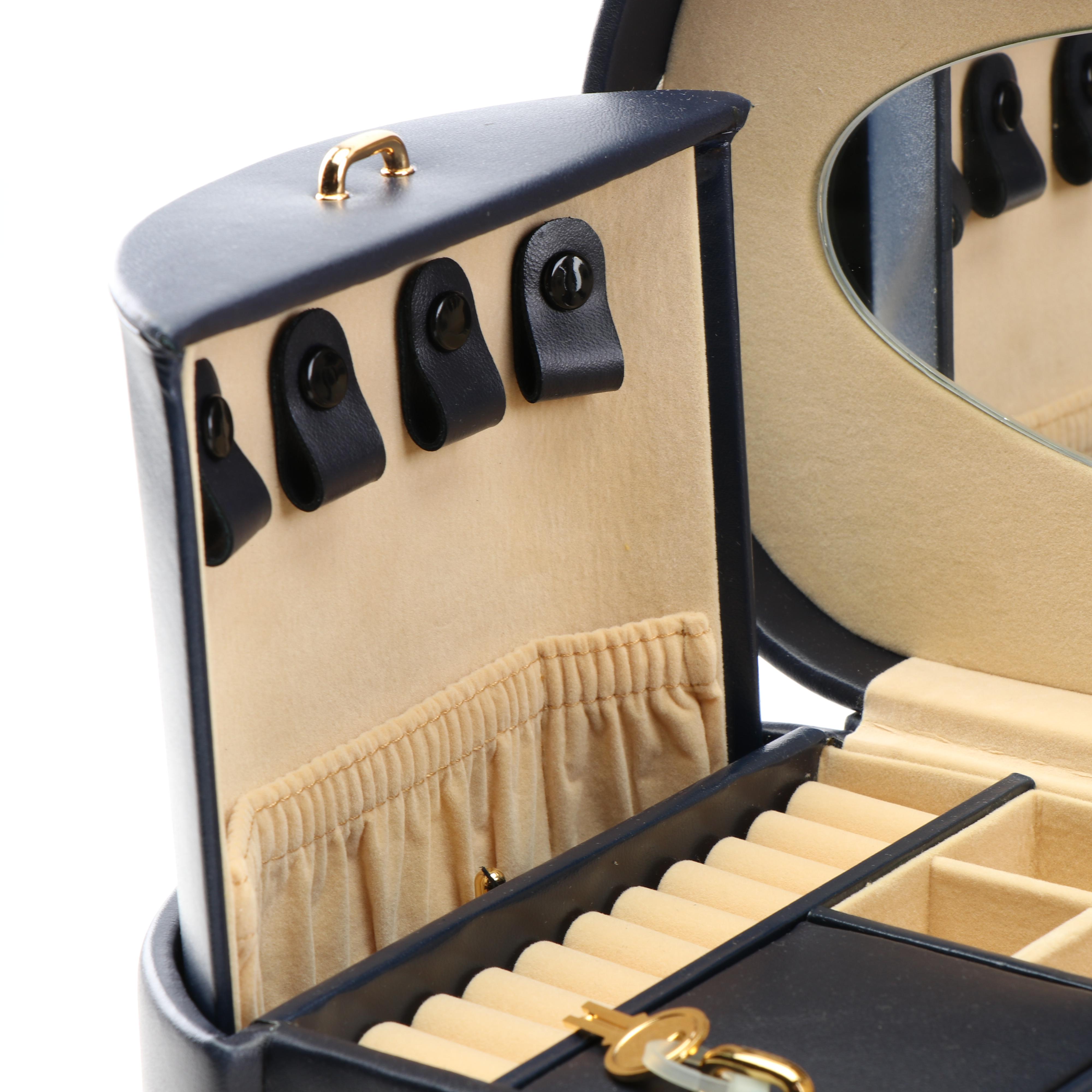 Dulwich Designs Faux Leather Jewelry Box