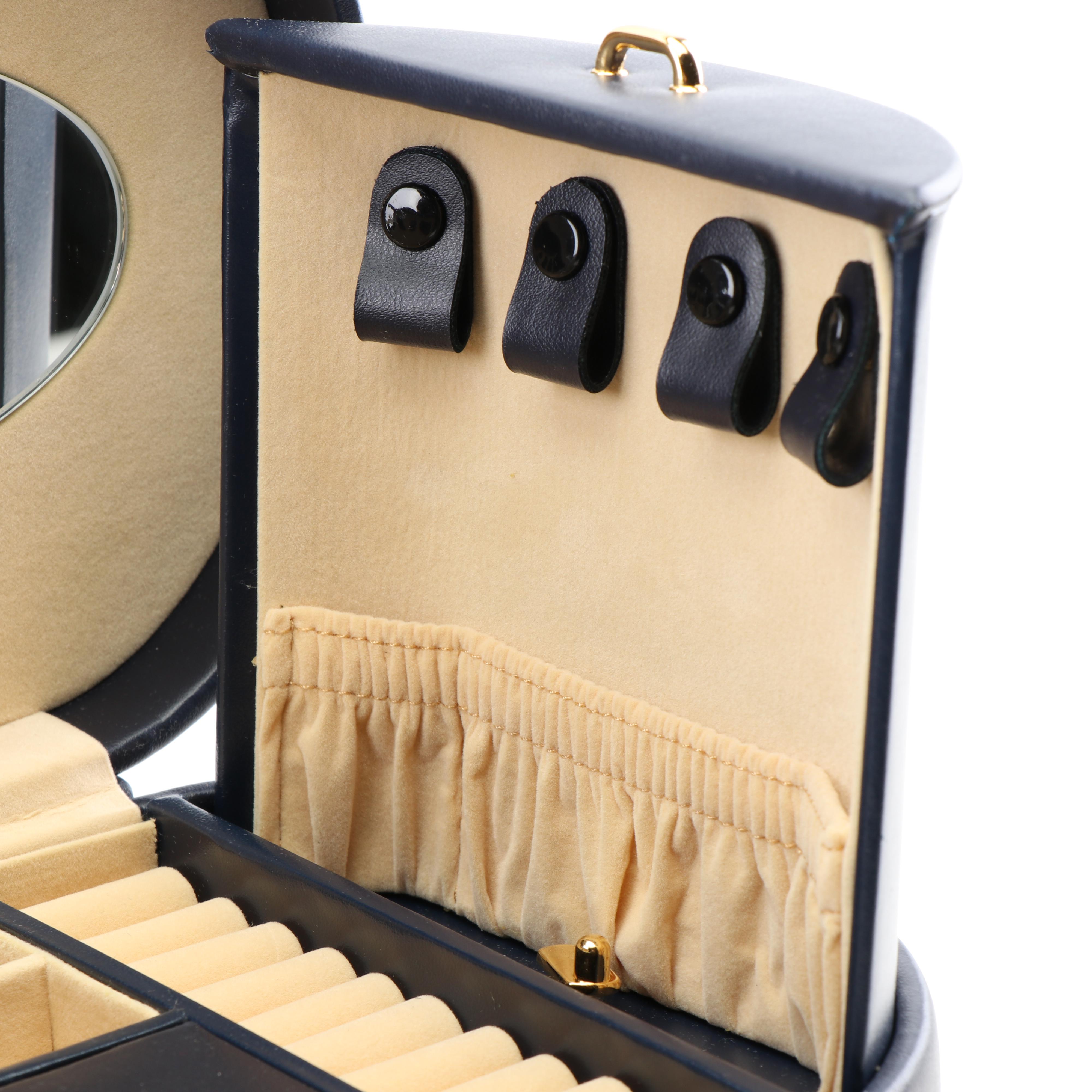 Dulwich Designs Faux Leather Jewelry Box