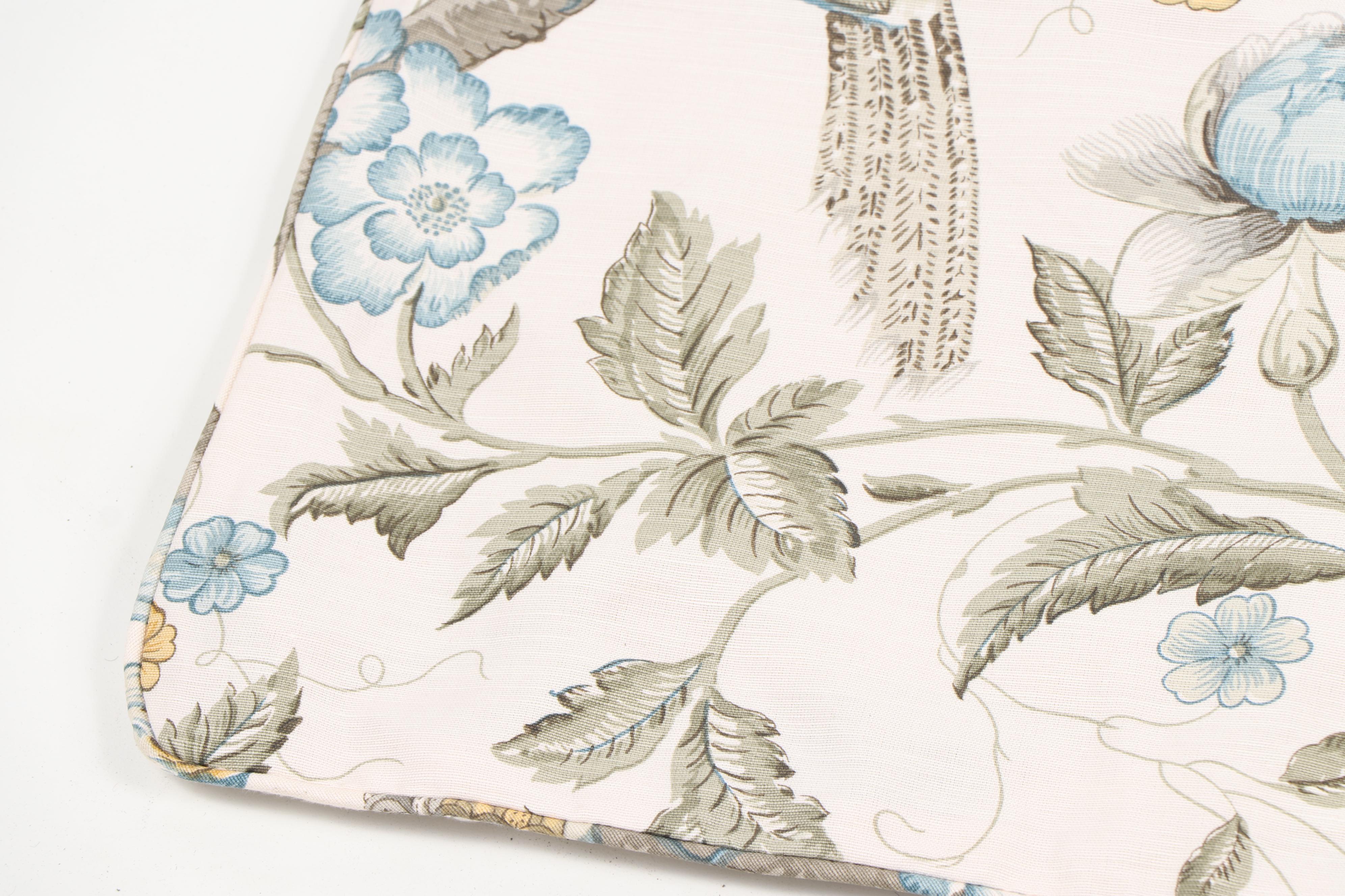 Bennison Fabrics "Chinese Pheasant" King Size Duvet Cover with Pillow Shams