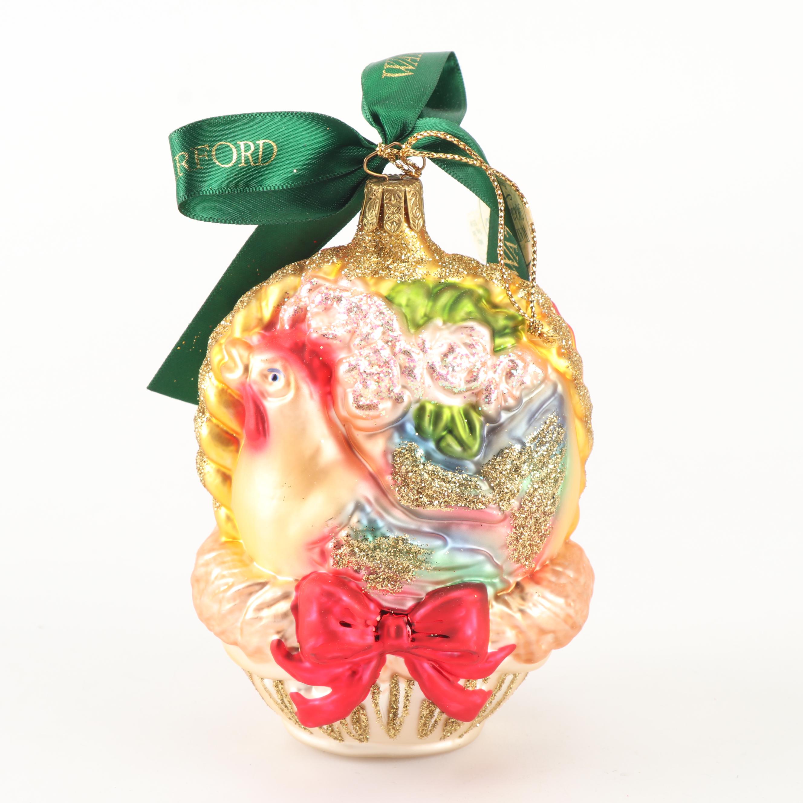 Waterford Holiday Heirlooms "Twelve Days of Christmas" Glass Ornaments
