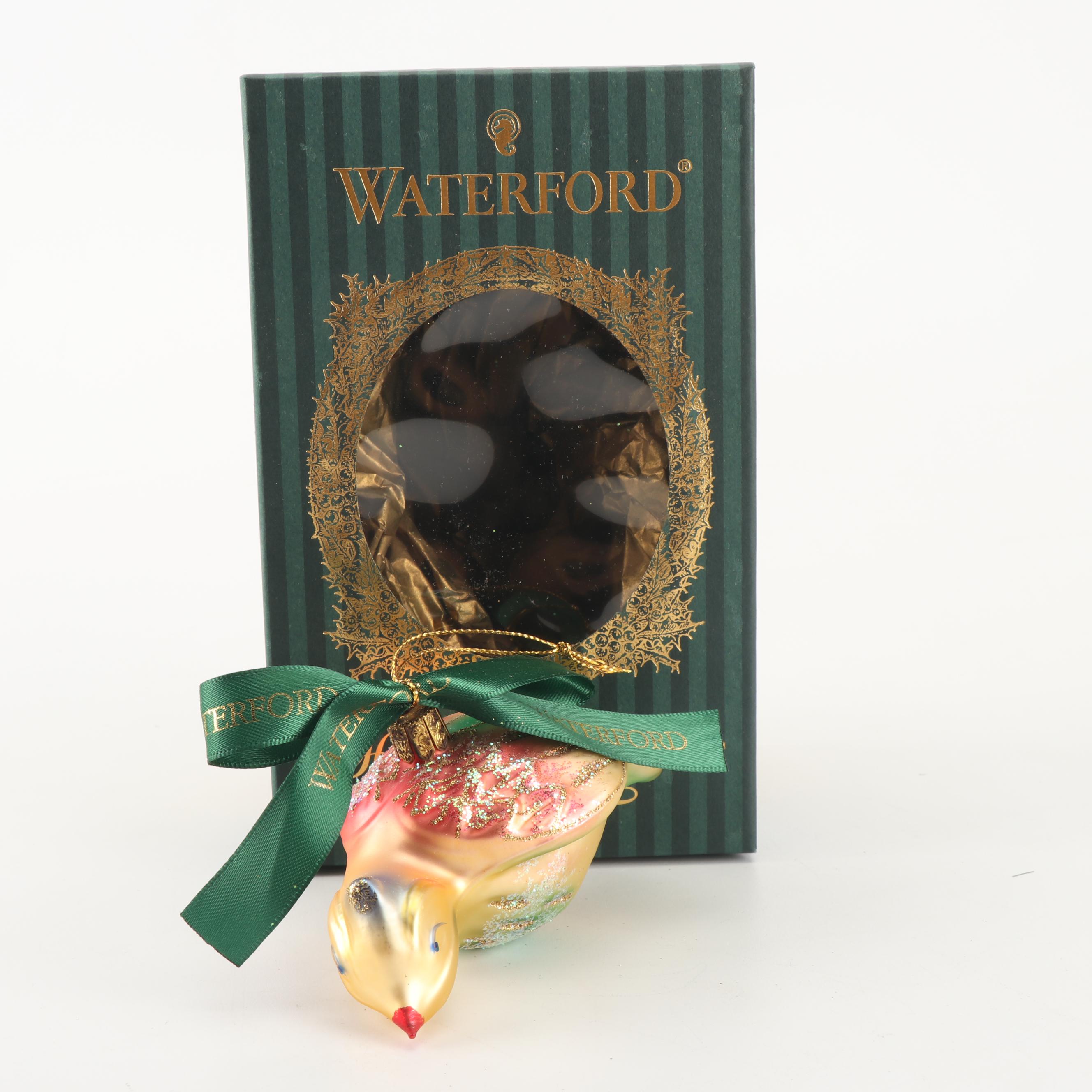 Waterford Holiday Heirlooms "Twelve Days of Christmas" Glass Ornaments