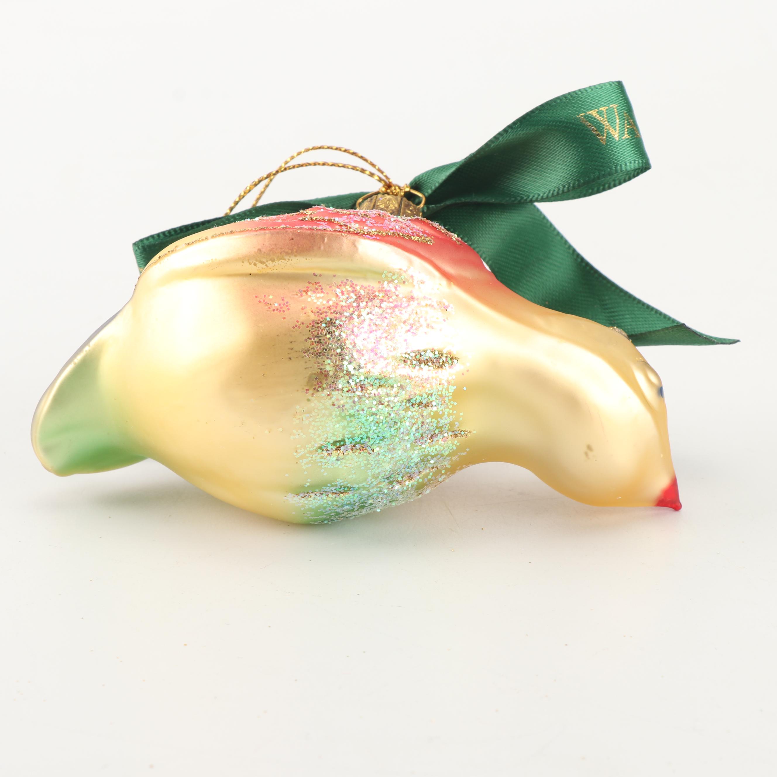 Waterford Holiday Heirlooms "Twelve Days of Christmas" Glass Ornaments