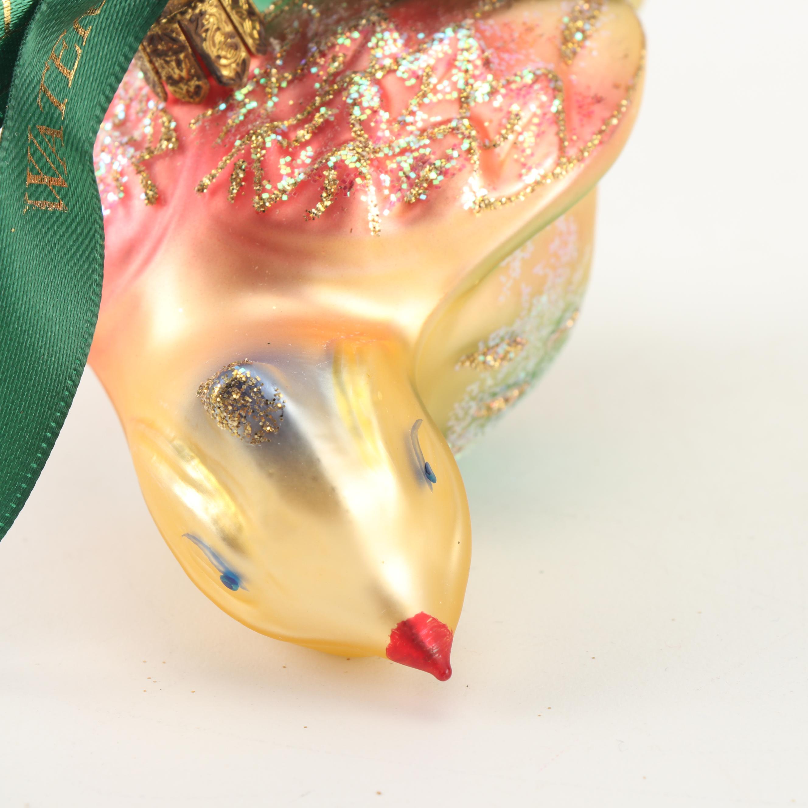 Waterford Holiday Heirlooms "Twelve Days of Christmas" Glass Ornaments