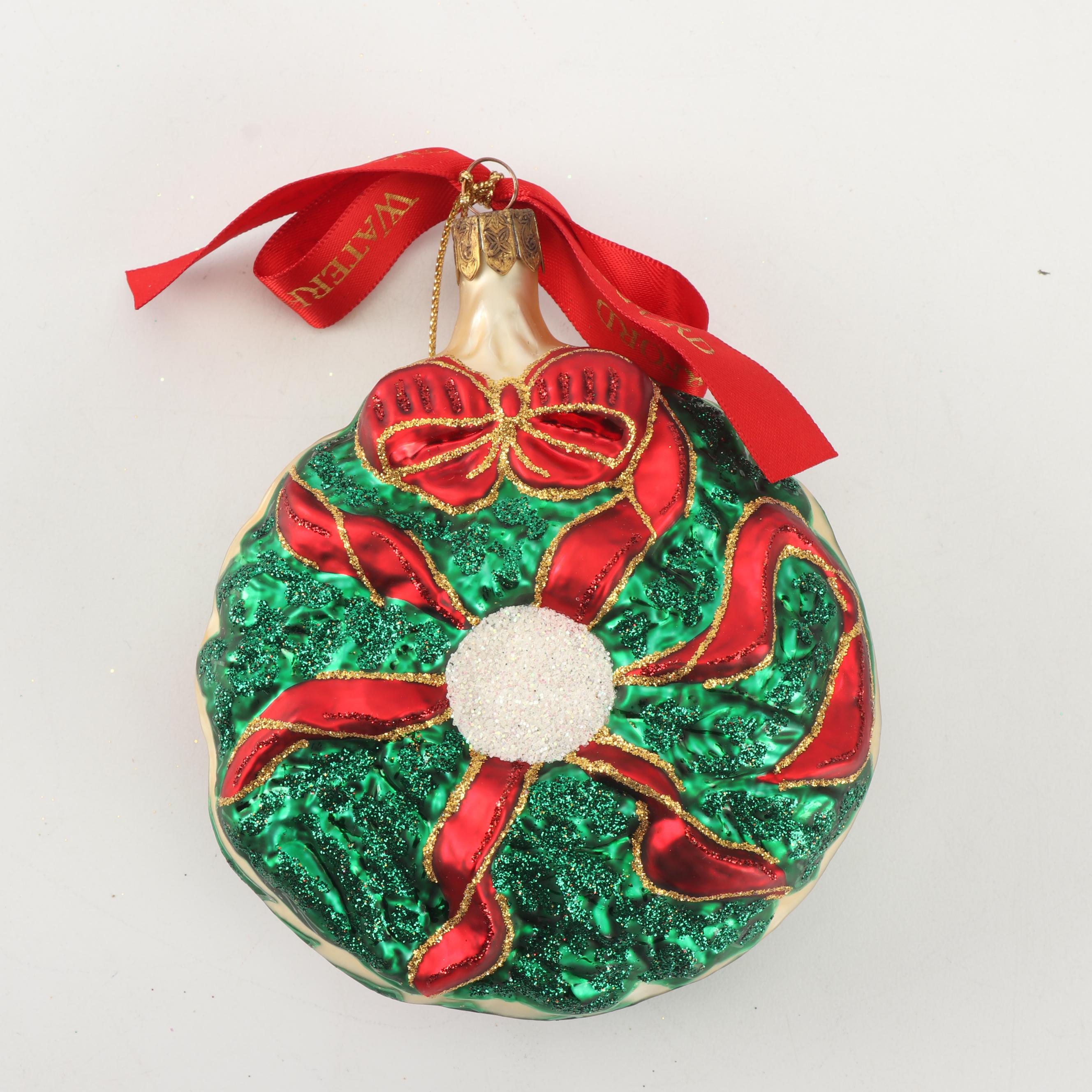 Waterford Holiday Heirlooms "Twelve Days of Christmas" Glass Ornaments