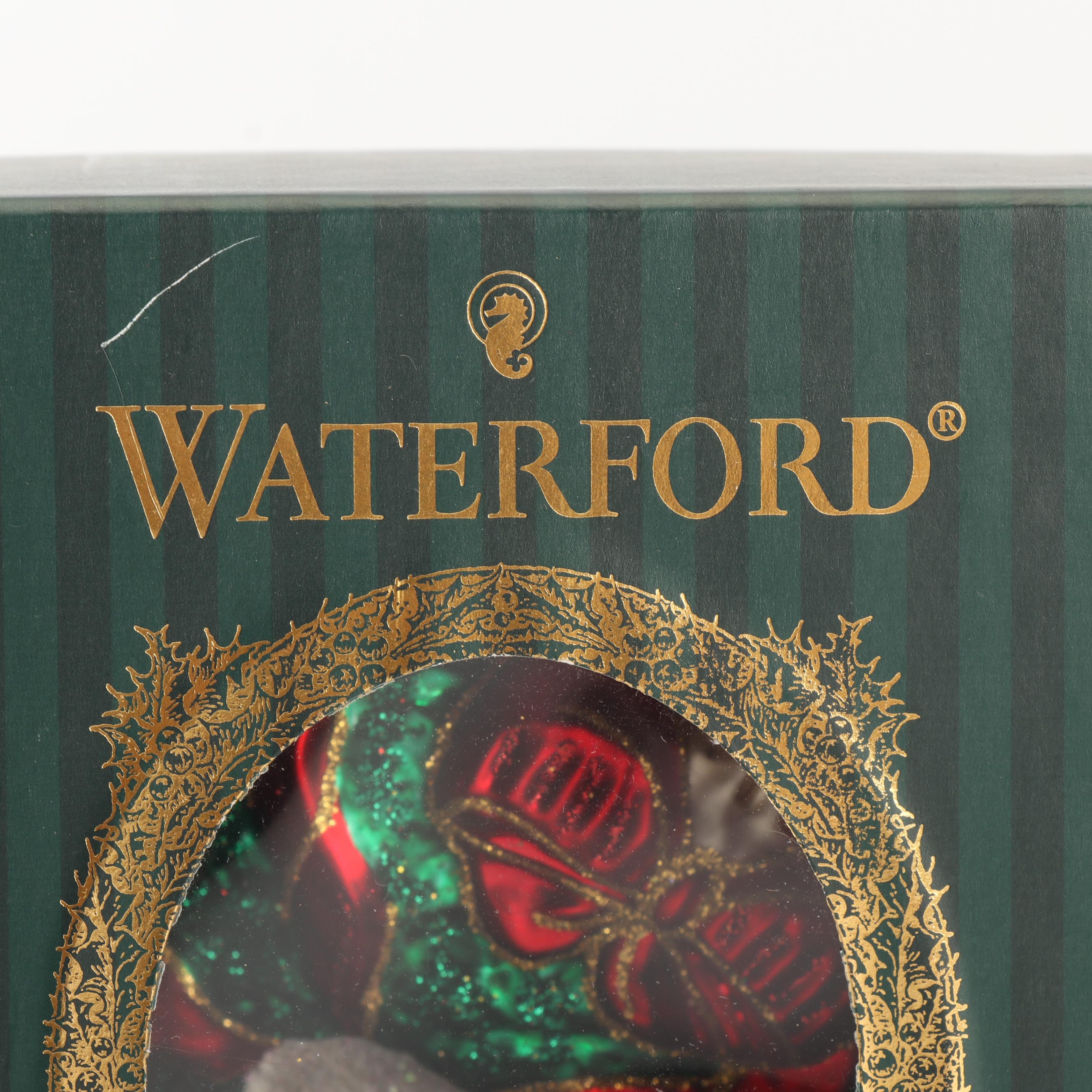 Waterford Holiday Heirlooms "Twelve Days of Christmas" Glass Ornaments