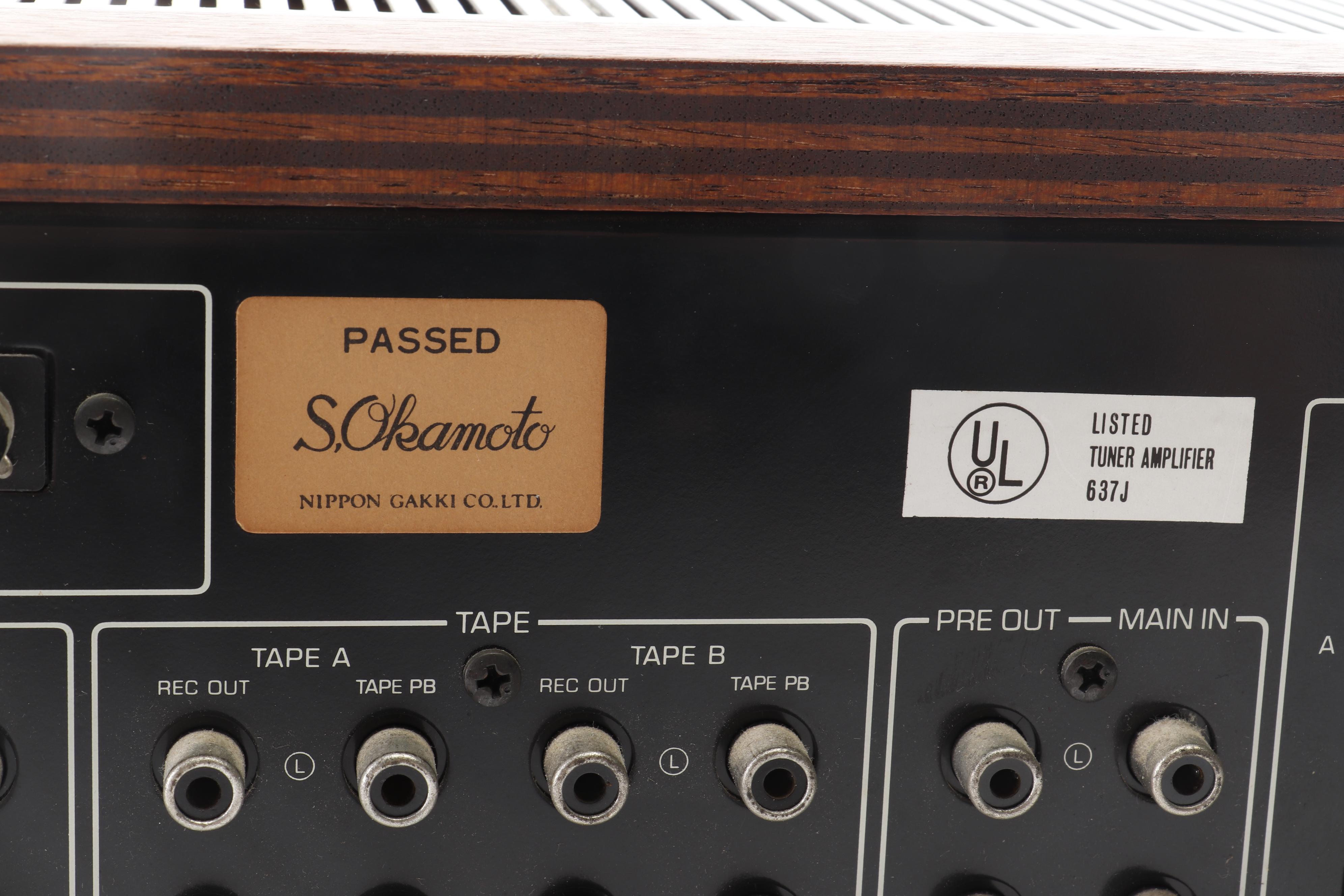 Yamaha CR-1000 Natural Sound AM/FM Stereo Receiver, Mid-1970s