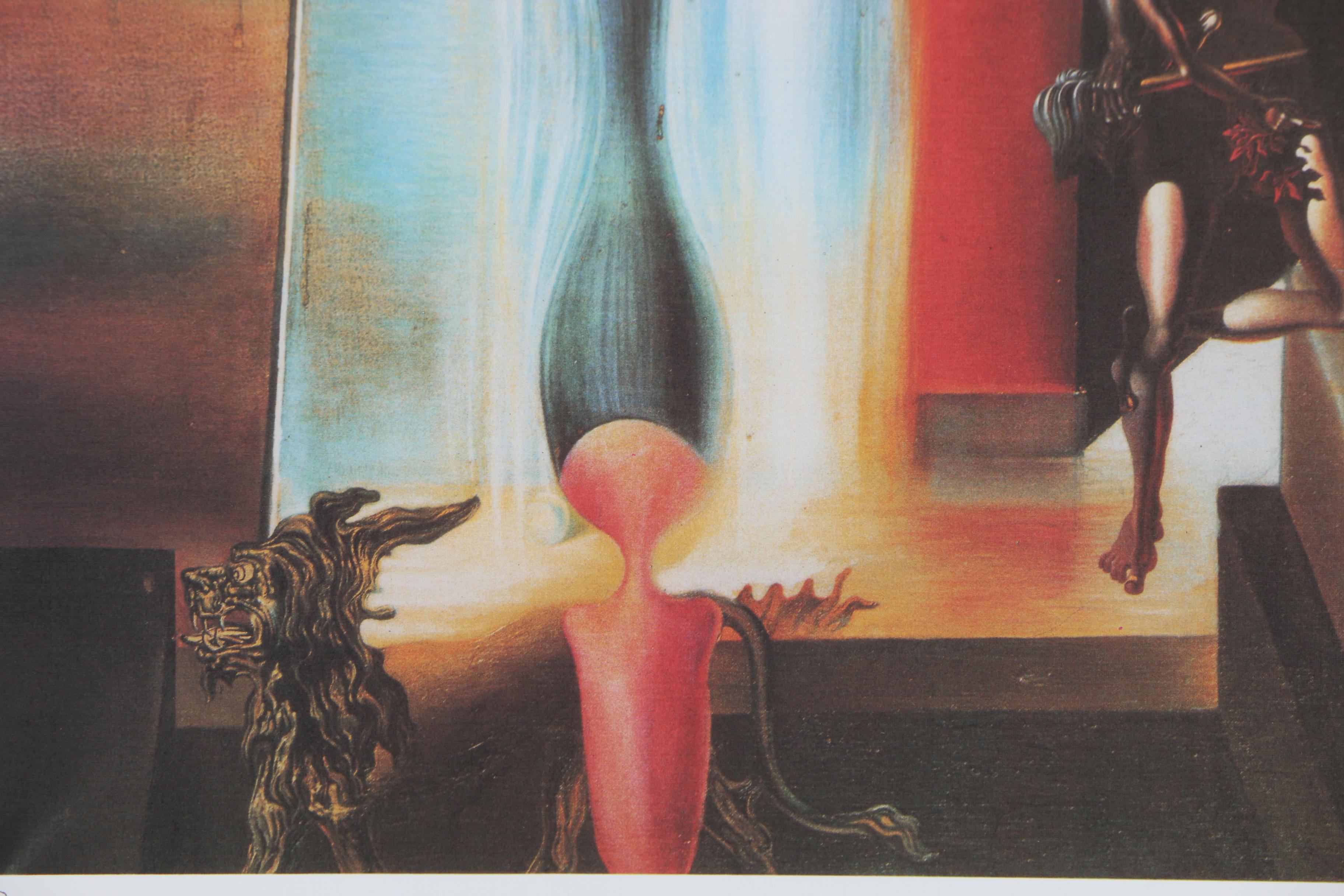 Offset Lithograph after Salvador Dali "Invisible Man"