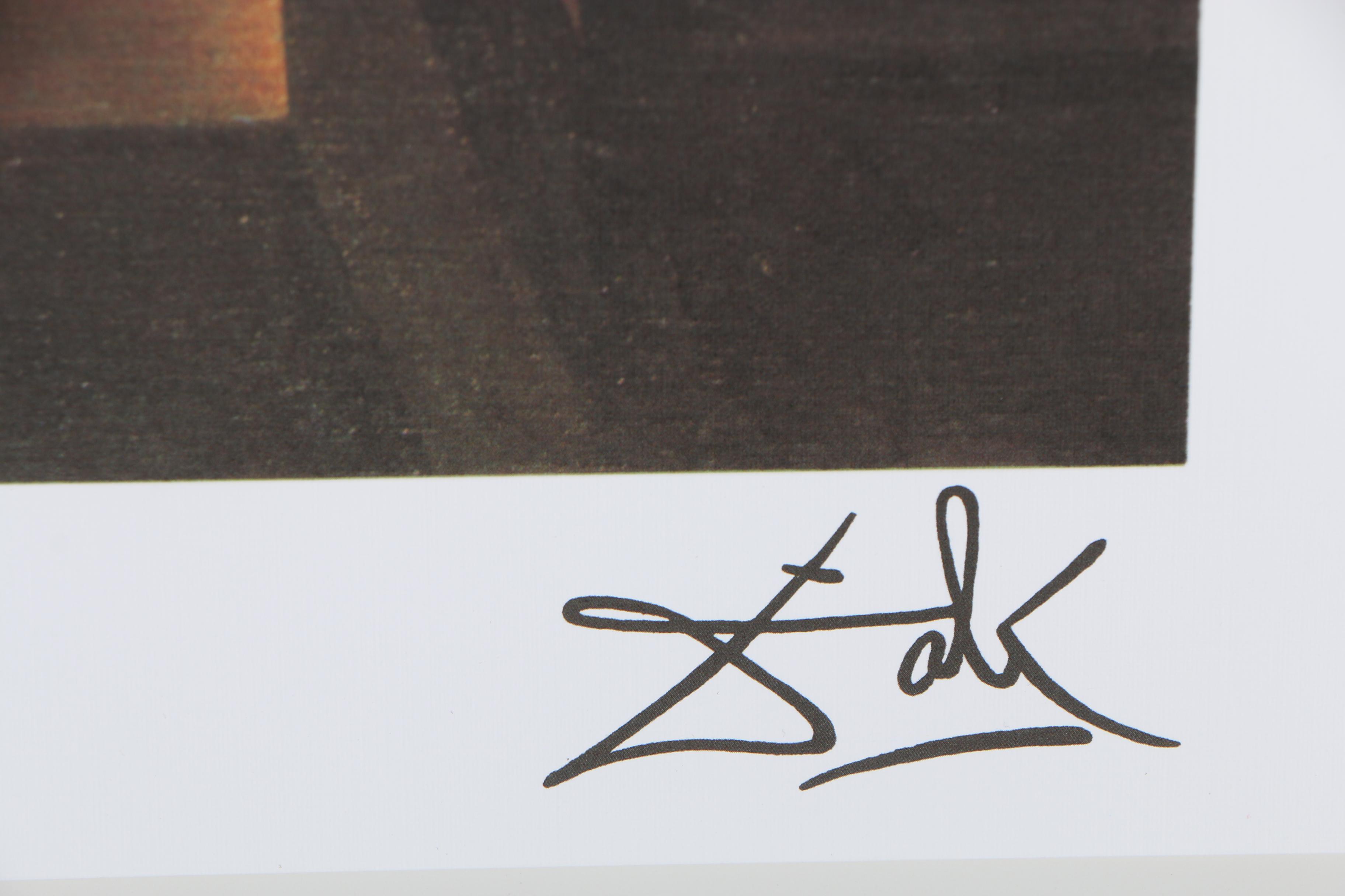 Offset Lithograph after Salvador Dali "Invisible Man"