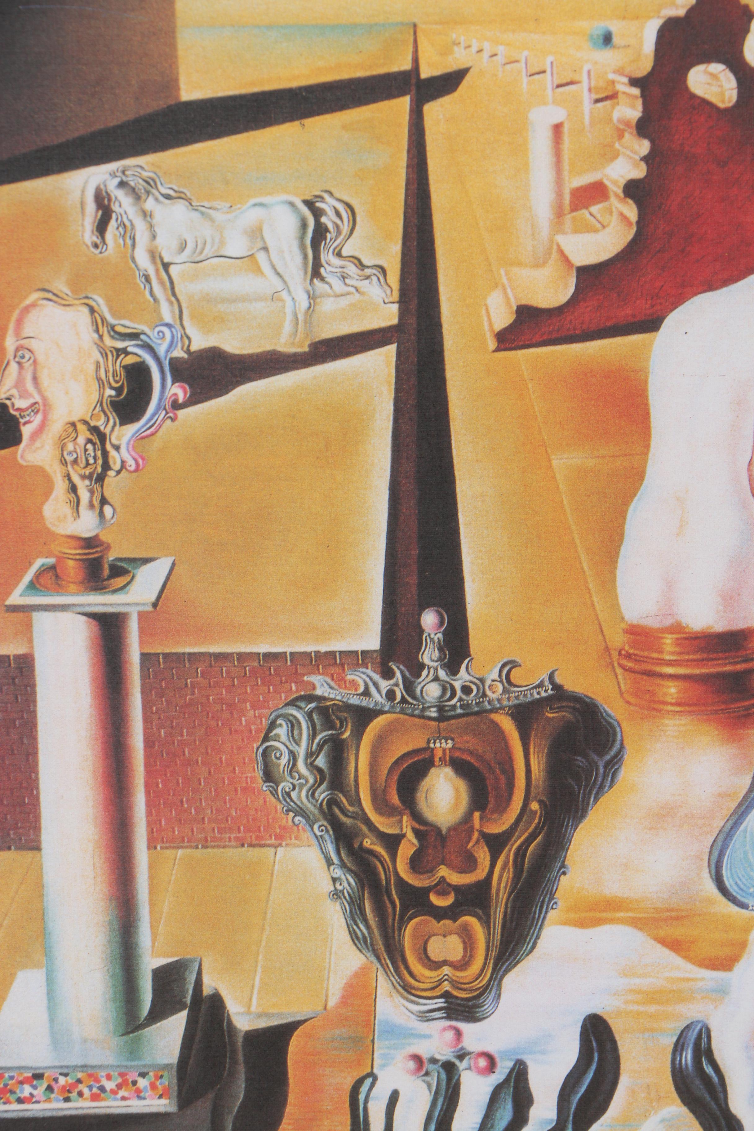 Offset Lithograph after Salvador Dali "Invisible Man"