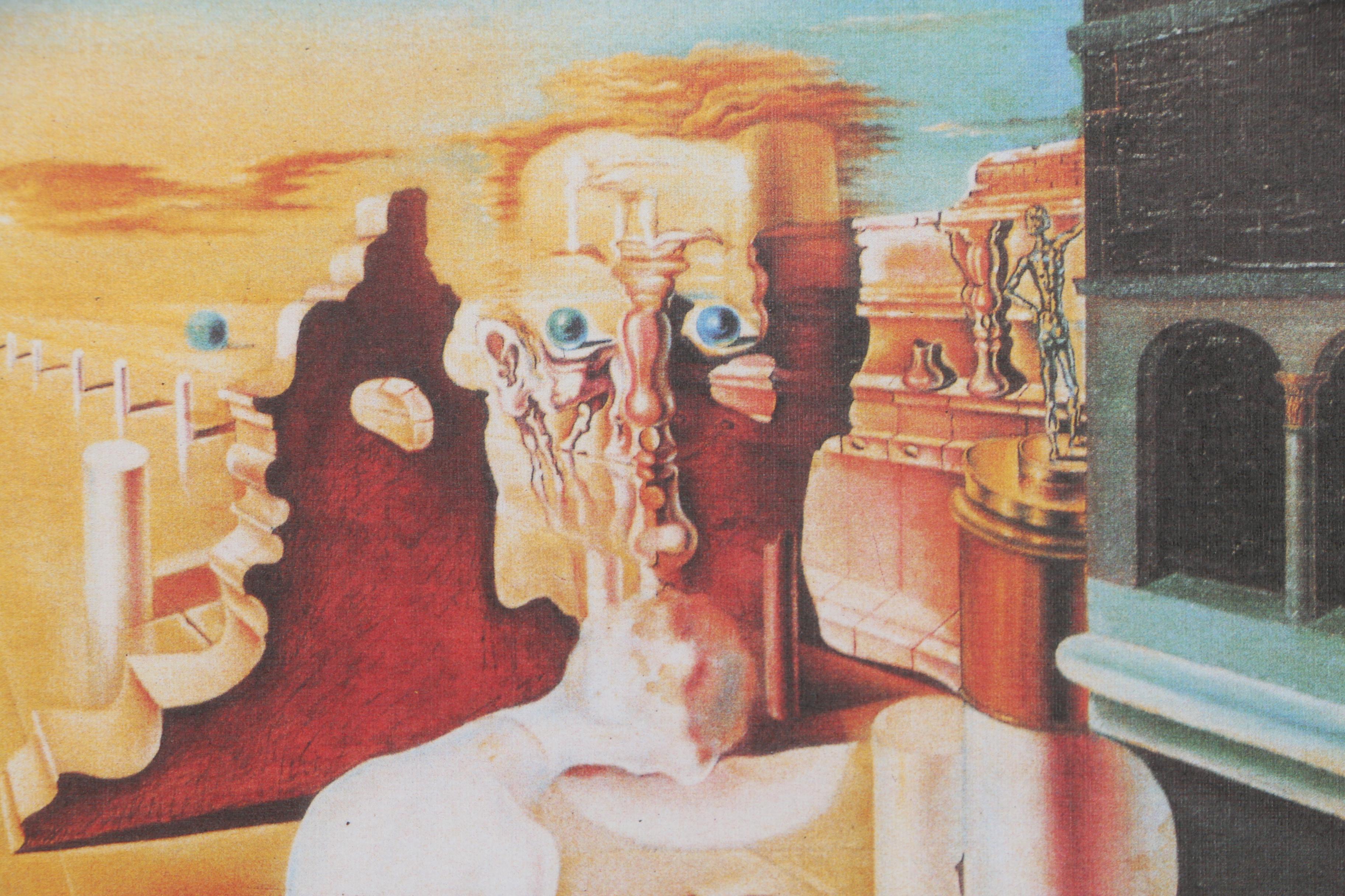 Offset Lithograph after Salvador Dali "Invisible Man"