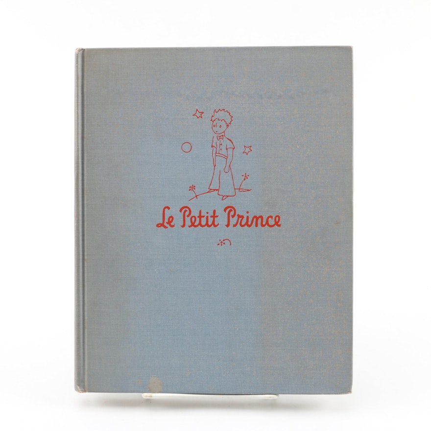 1943 French Second Printing "Le Petit Prince" by Antoine de Saint-Exupéry