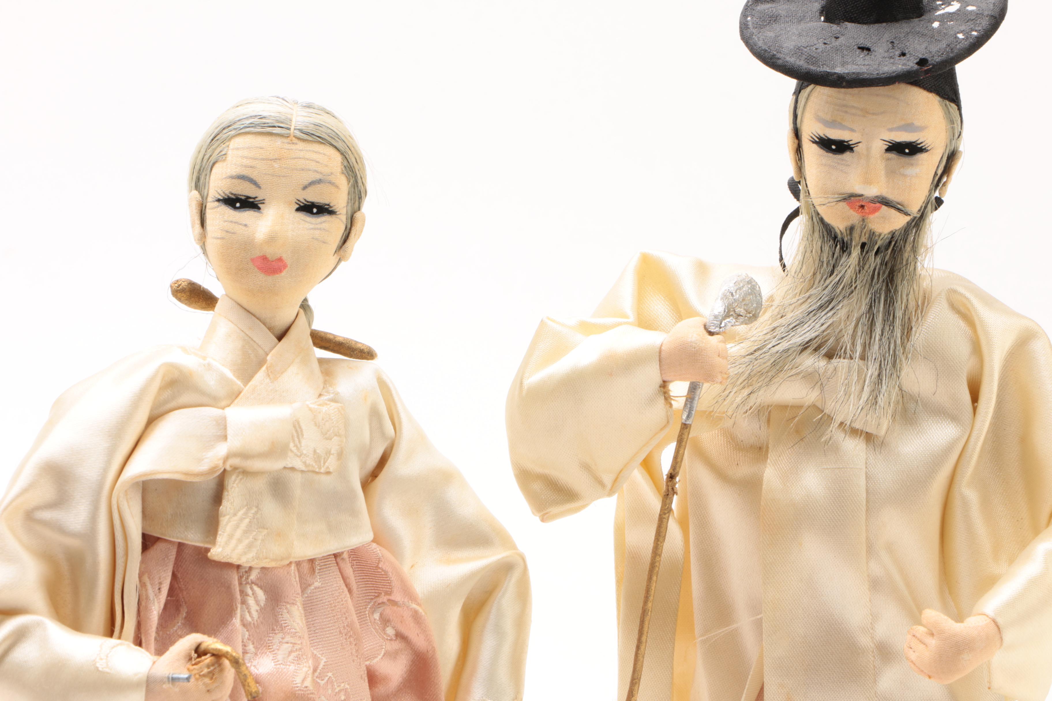 Min Ye Korean Costume Dolls Including Bride and Groom