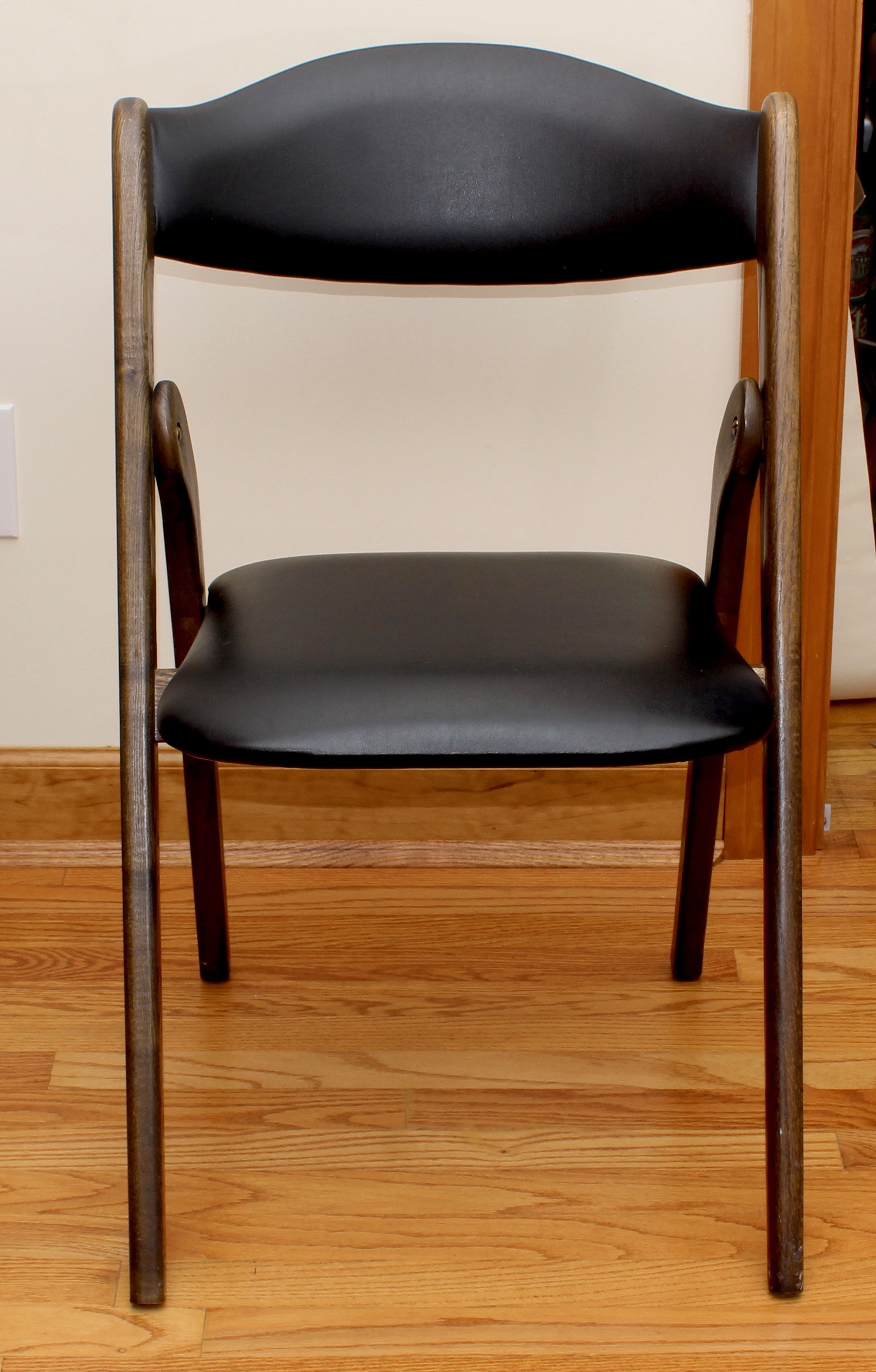 Pair of Willkie Mid-Century Modern Folding Chairs