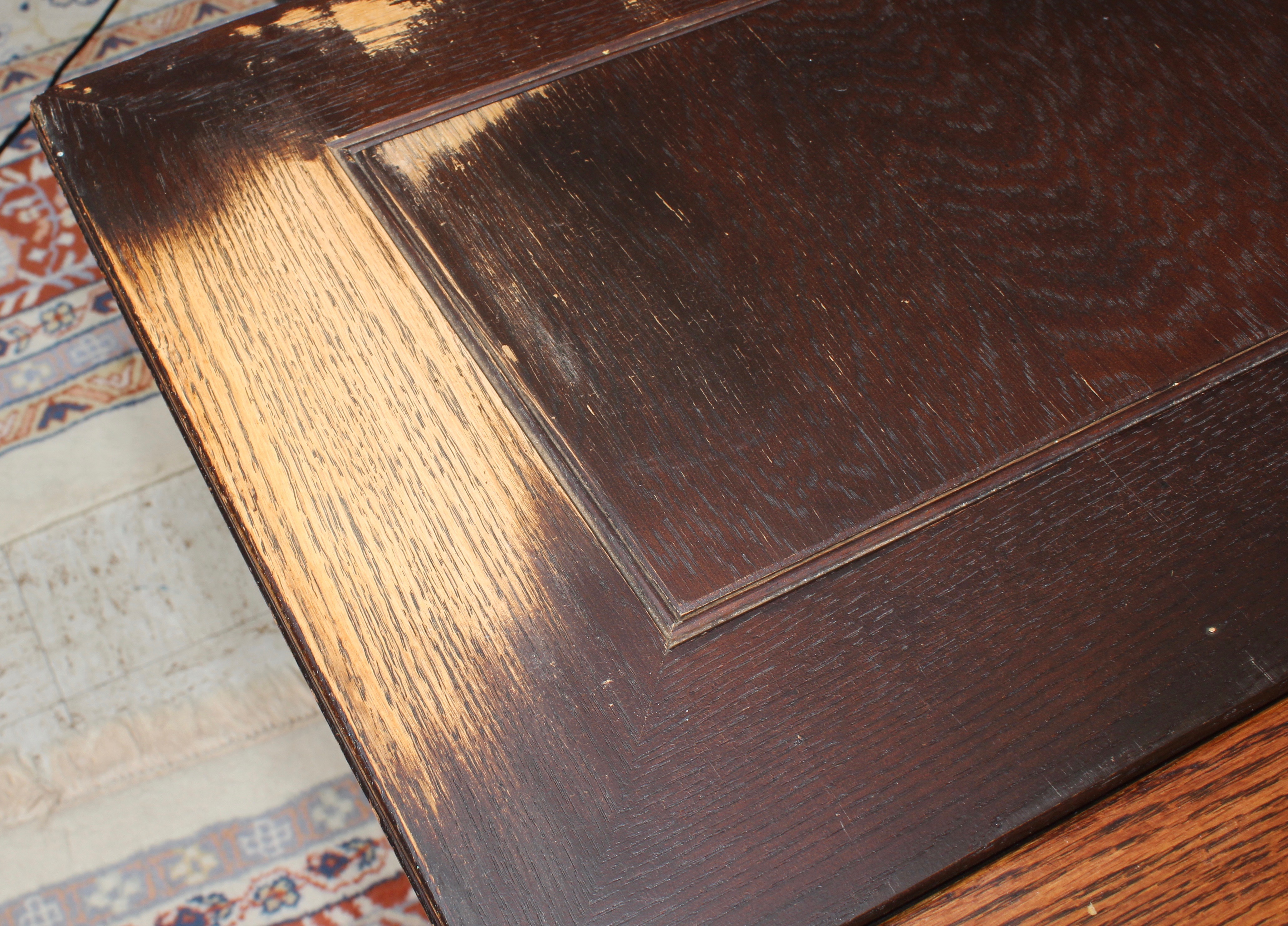 Vintage Mediterranean Style Mahogany Dining Table and Chairs