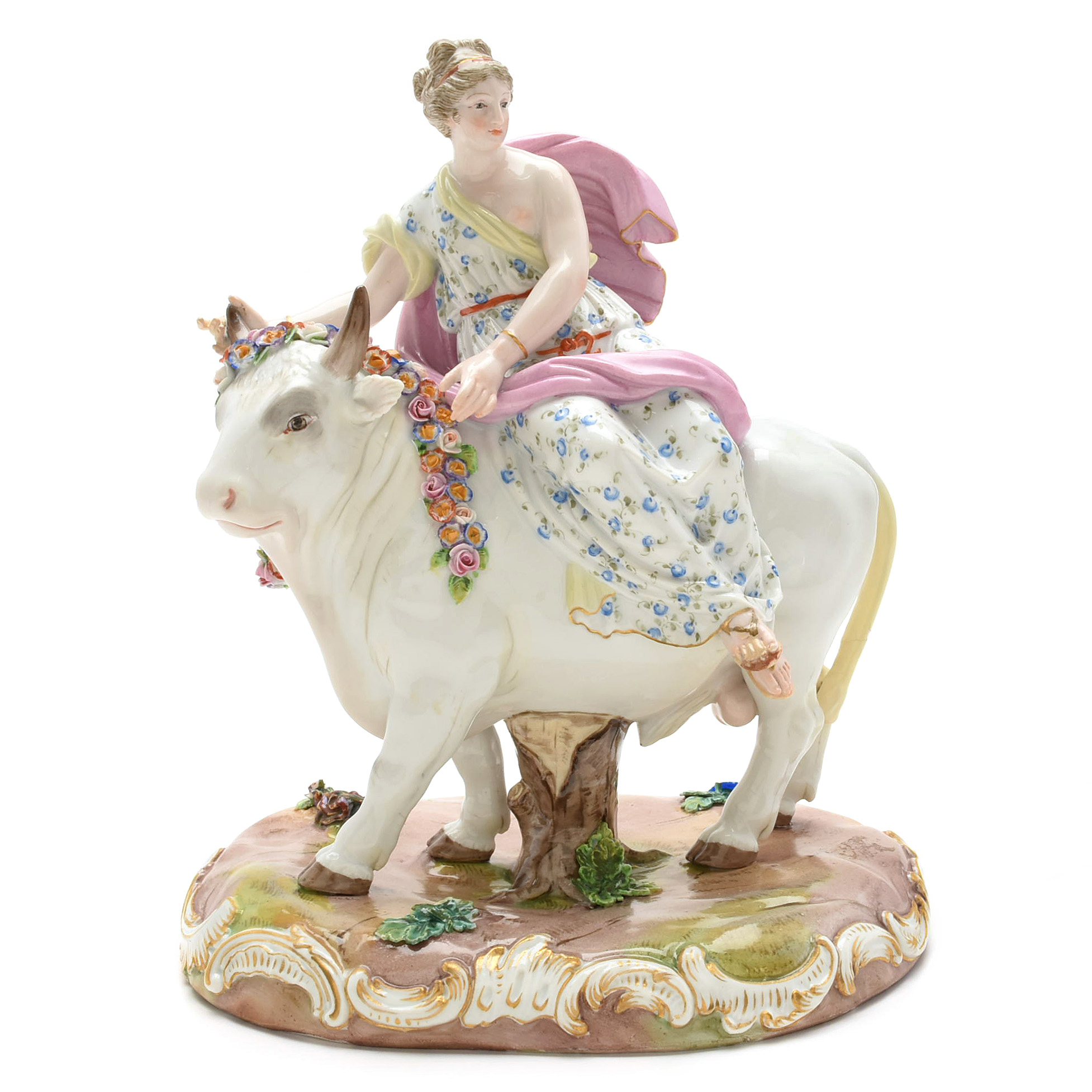 19th Century Meissen Porcelain "Europa and the Bull"