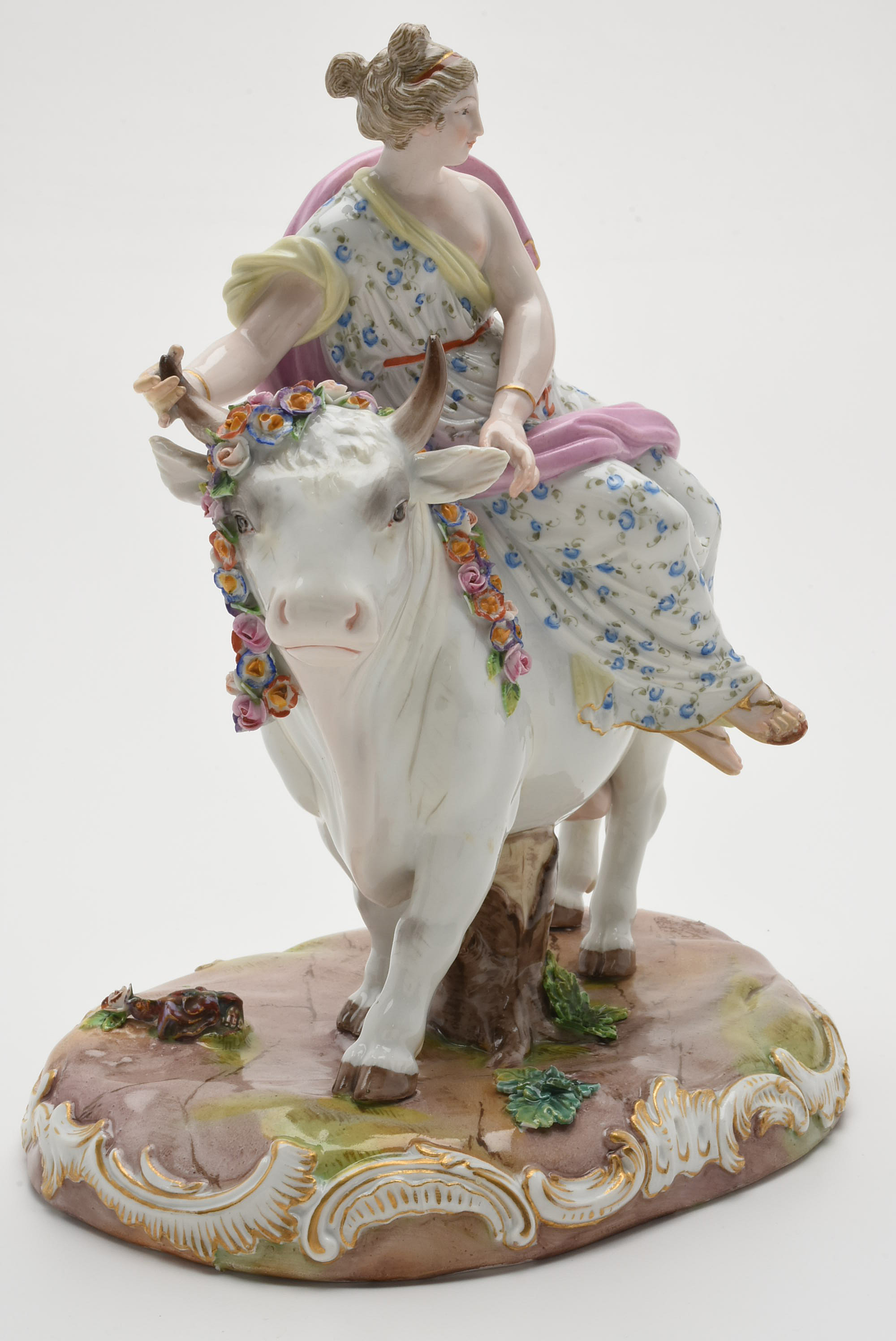 19th Century Meissen Porcelain "Europa and the Bull"
