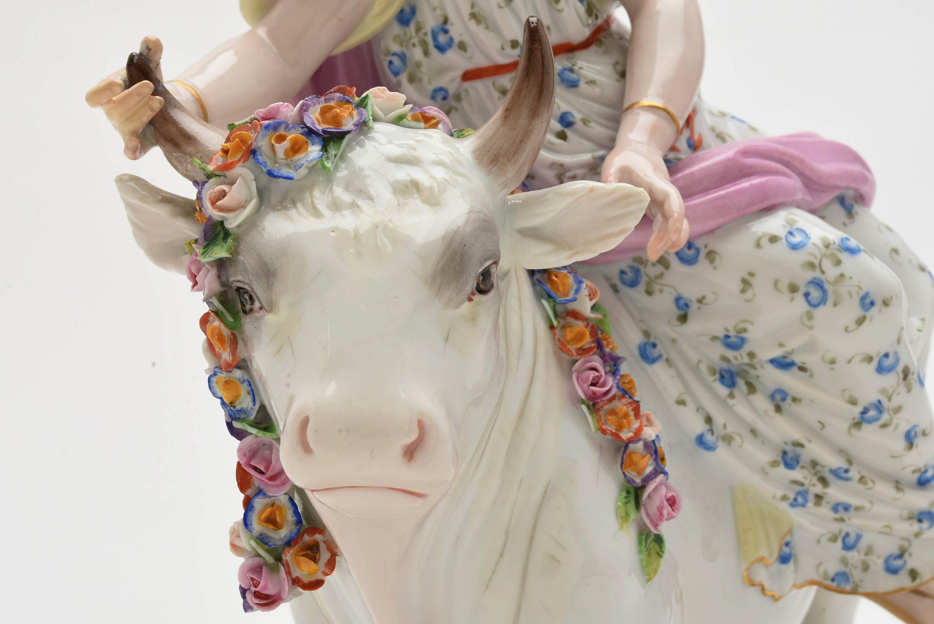 19th Century Meissen Porcelain "Europa and the Bull"