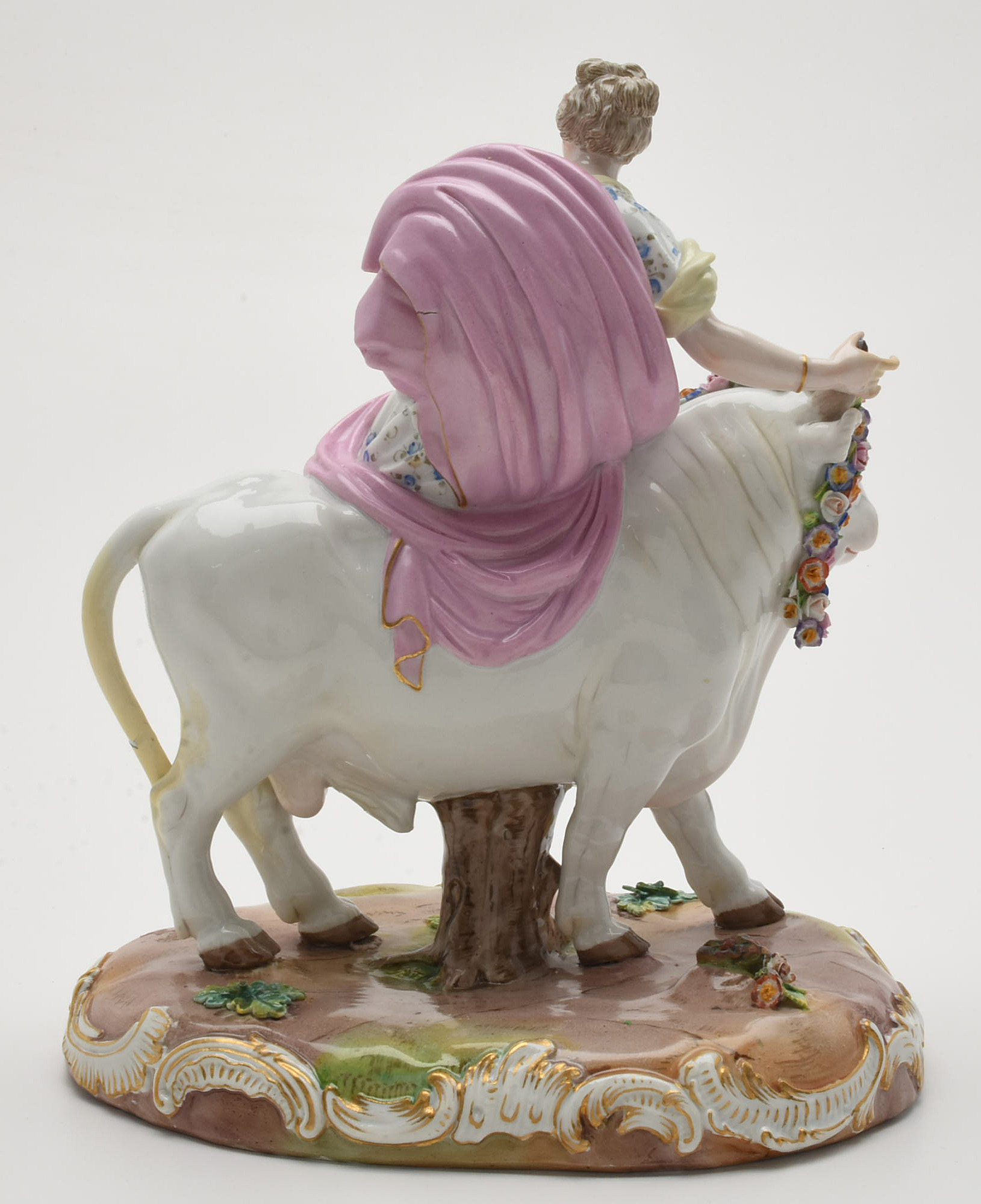 19th Century Meissen Porcelain "Europa and the Bull"