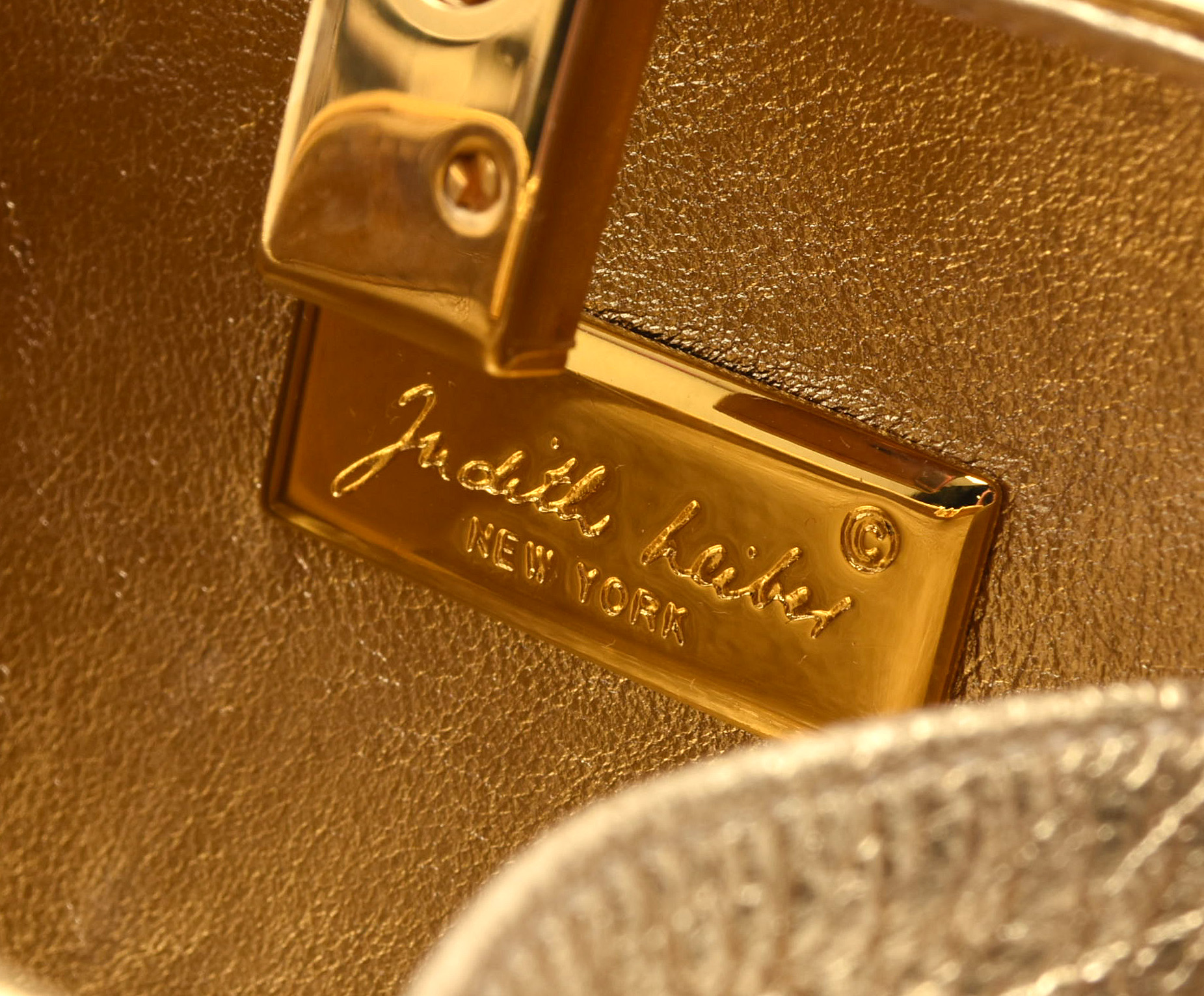 Judith Leiber Black Swarovski Crystal Minaudière Evening Bag with Accoutrements