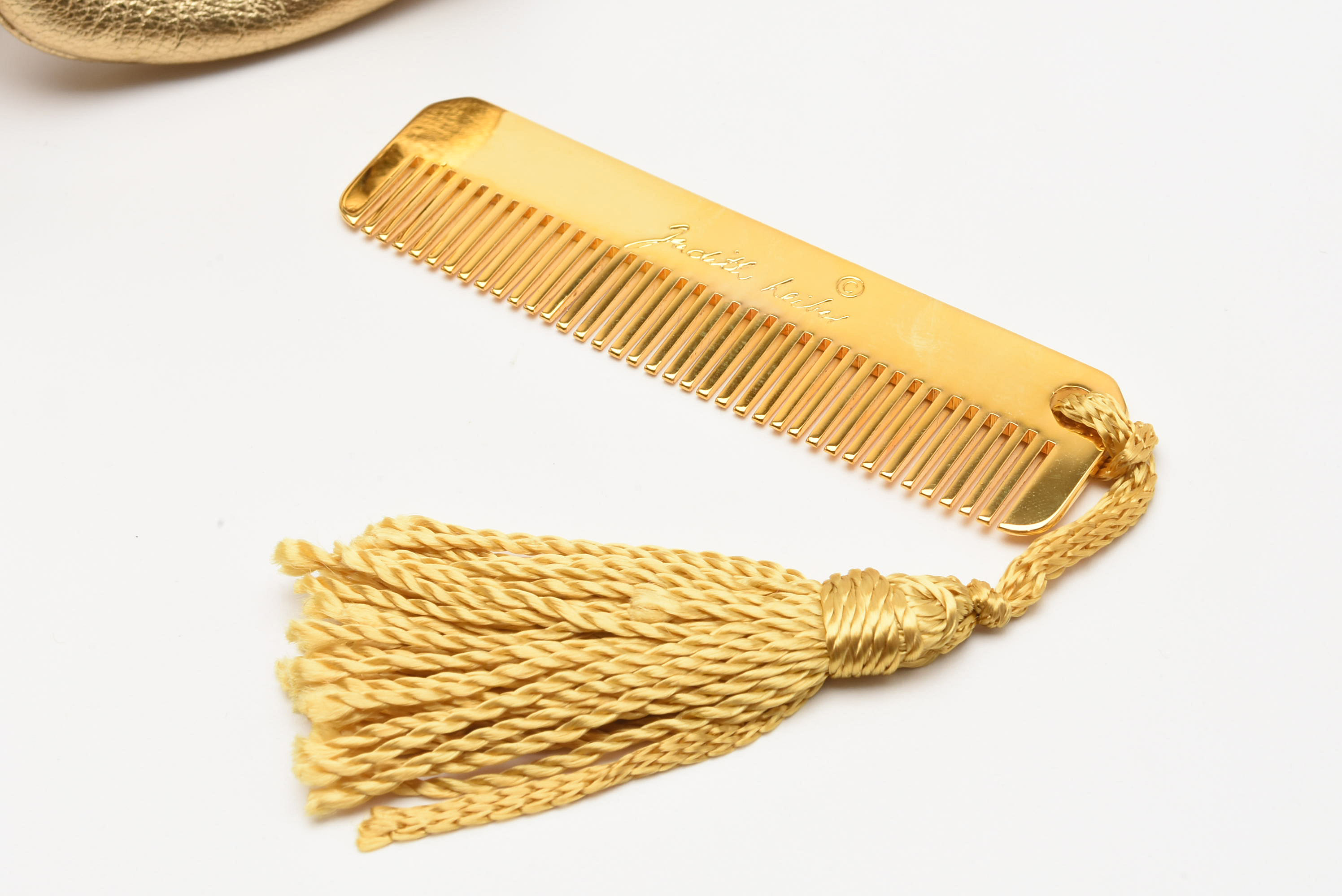 Judith Leiber Black Swarovski Crystal Minaudière Evening Bag with Accoutrements