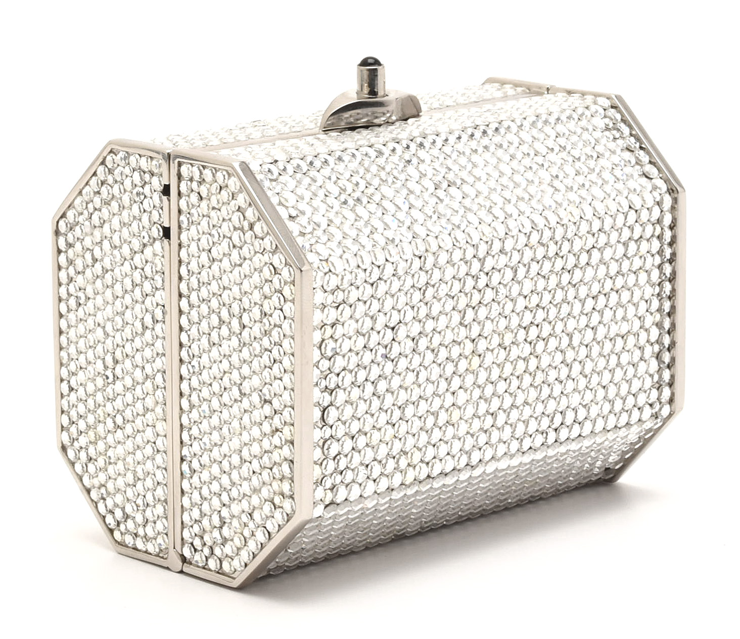 Judith Leiber New York Swarovski Crystal Minaudière with Accoutrements