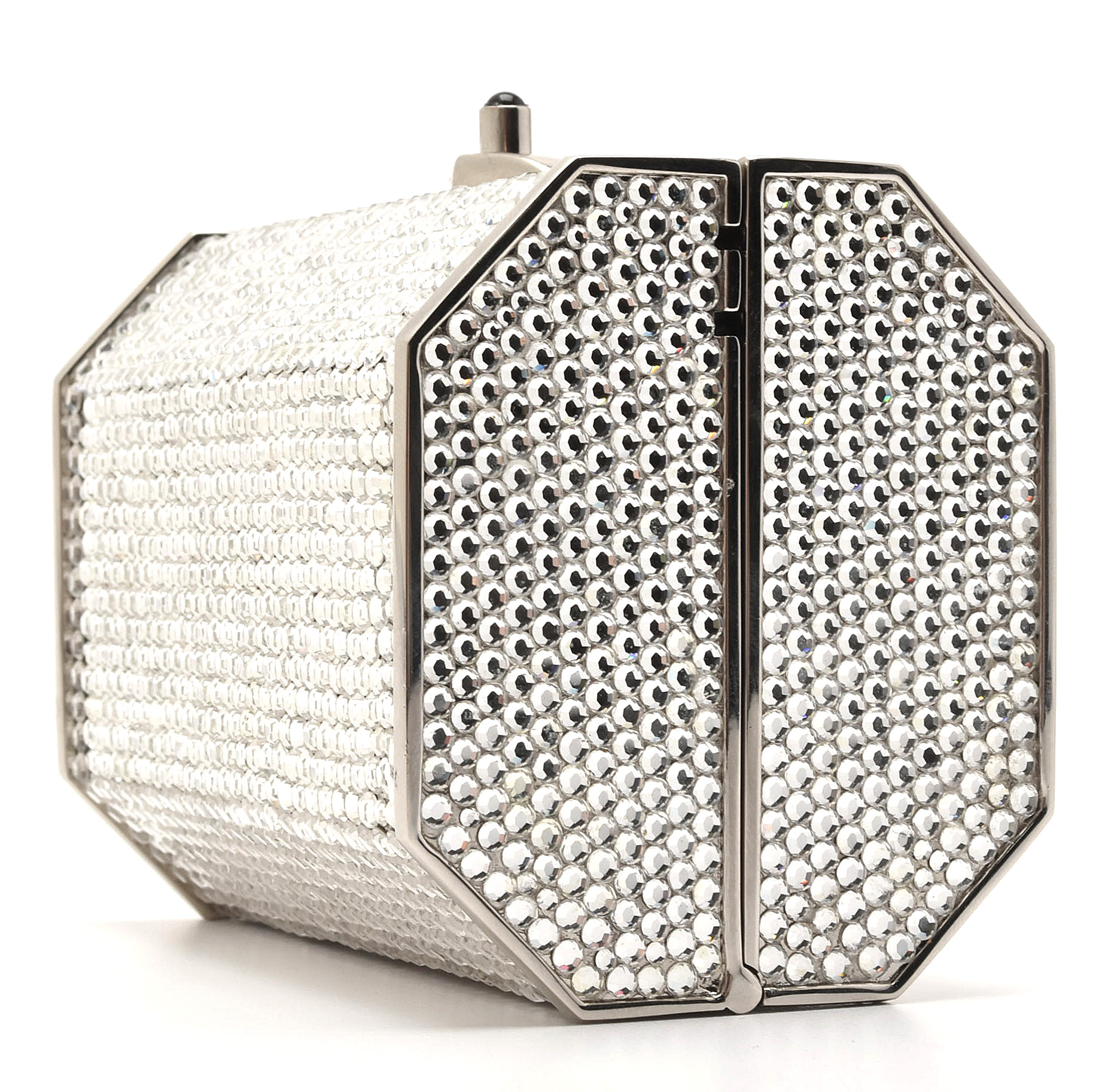 Judith Leiber New York Swarovski Crystal Minaudière with Accoutrements