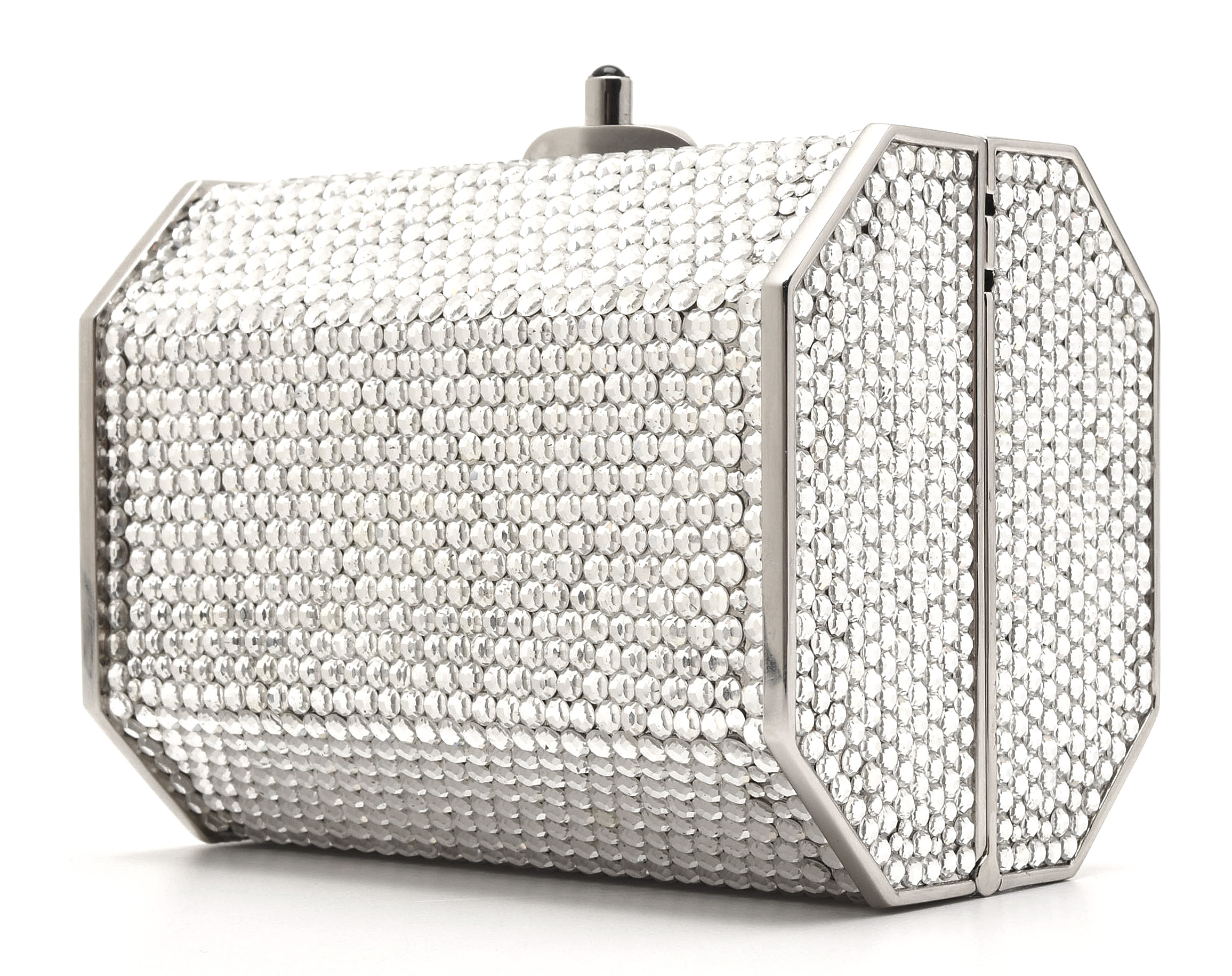 Judith Leiber New York Swarovski Crystal Minaudière with Accoutrements