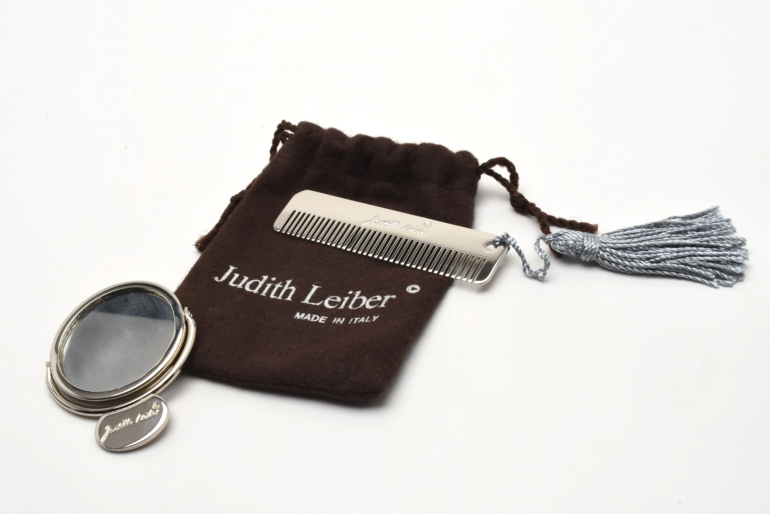 Judith Leiber New York Swarovski Crystal Minaudière with Accoutrements