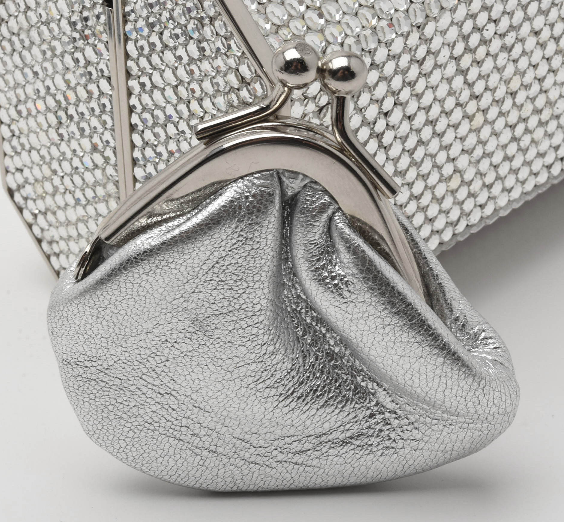 Judith Leiber New York Swarovski Crystal Minaudière with Accoutrements