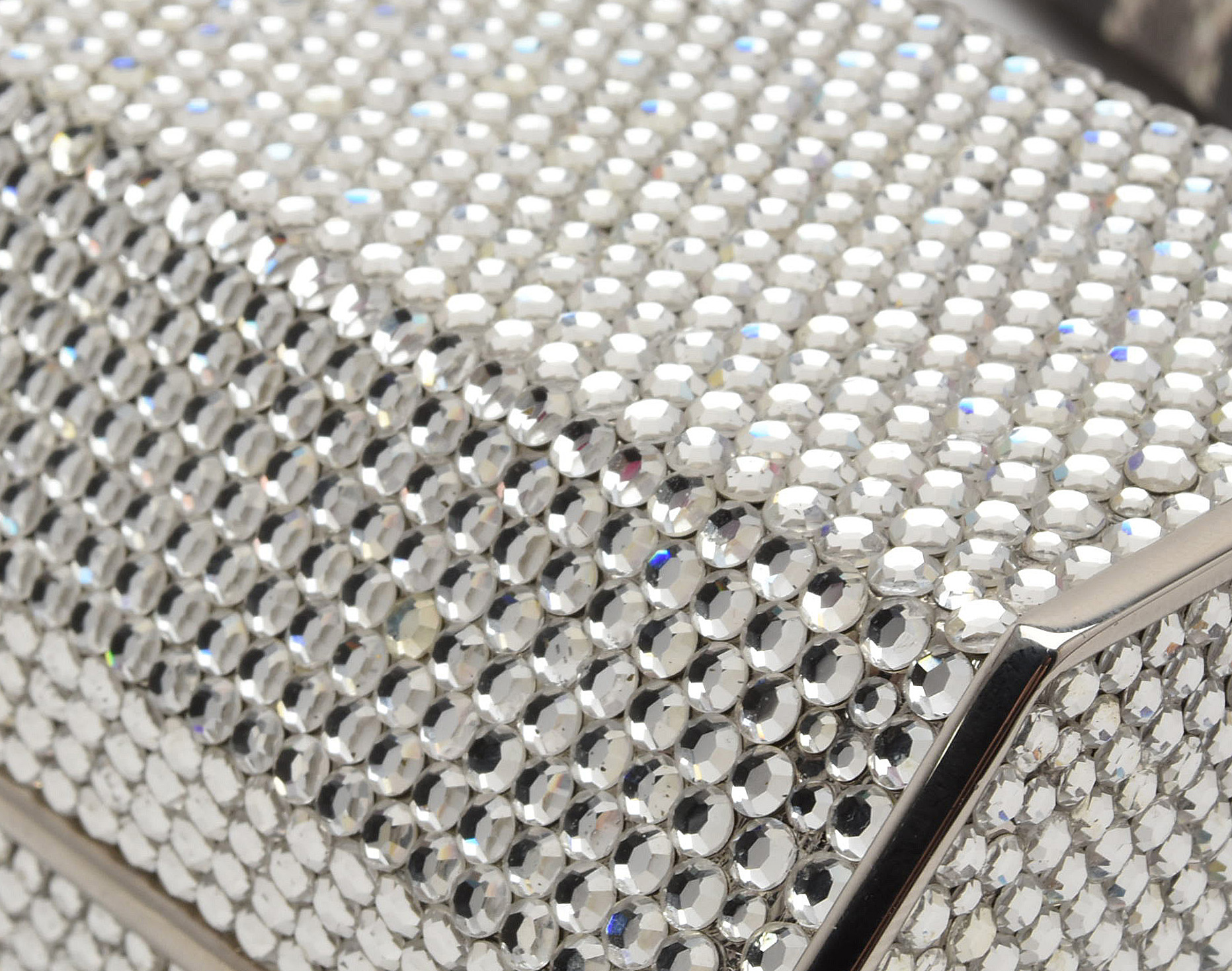 Judith Leiber New York Swarovski Crystal Minaudière with Accoutrements