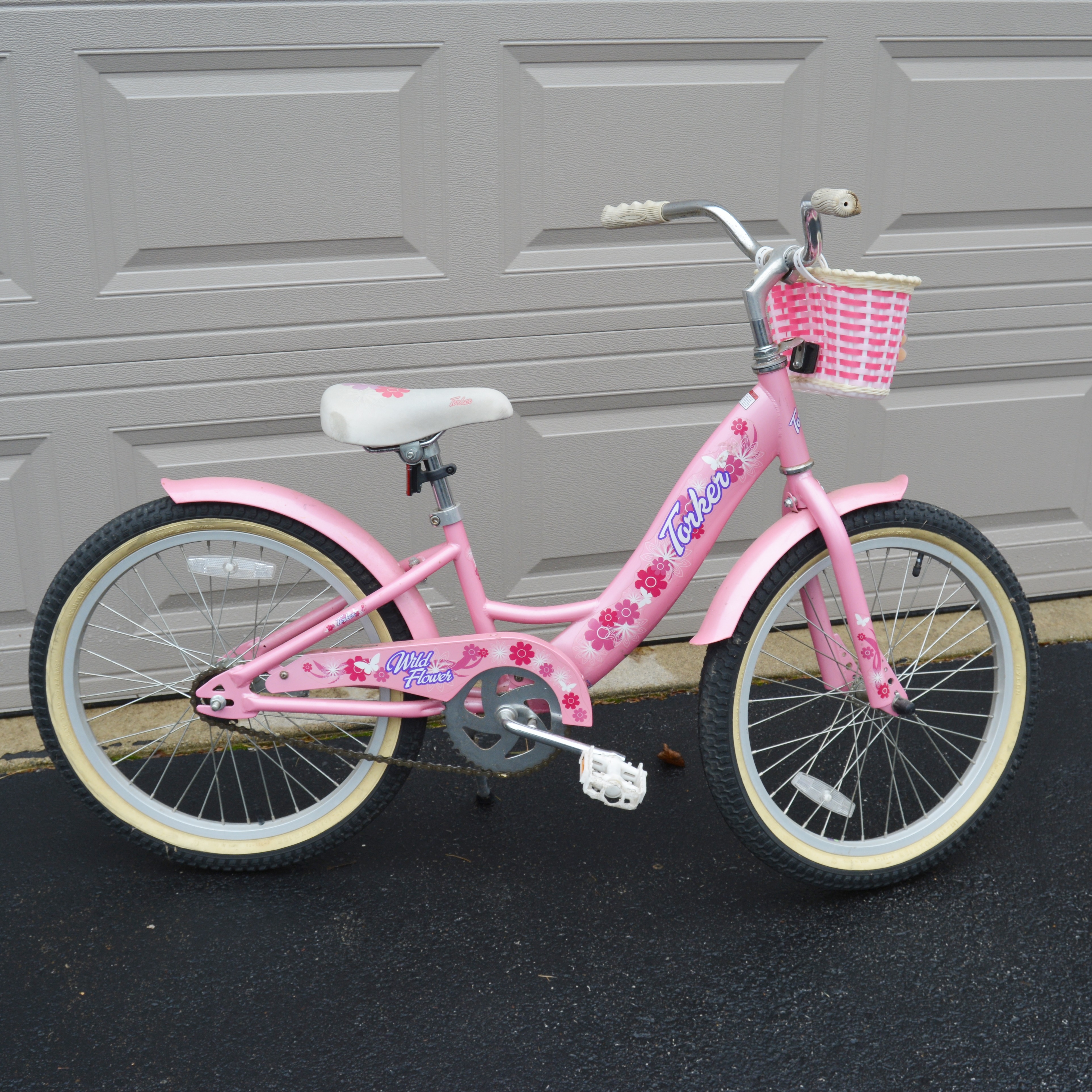 Torker Wild Flower 20" Pink Girls Bicycle