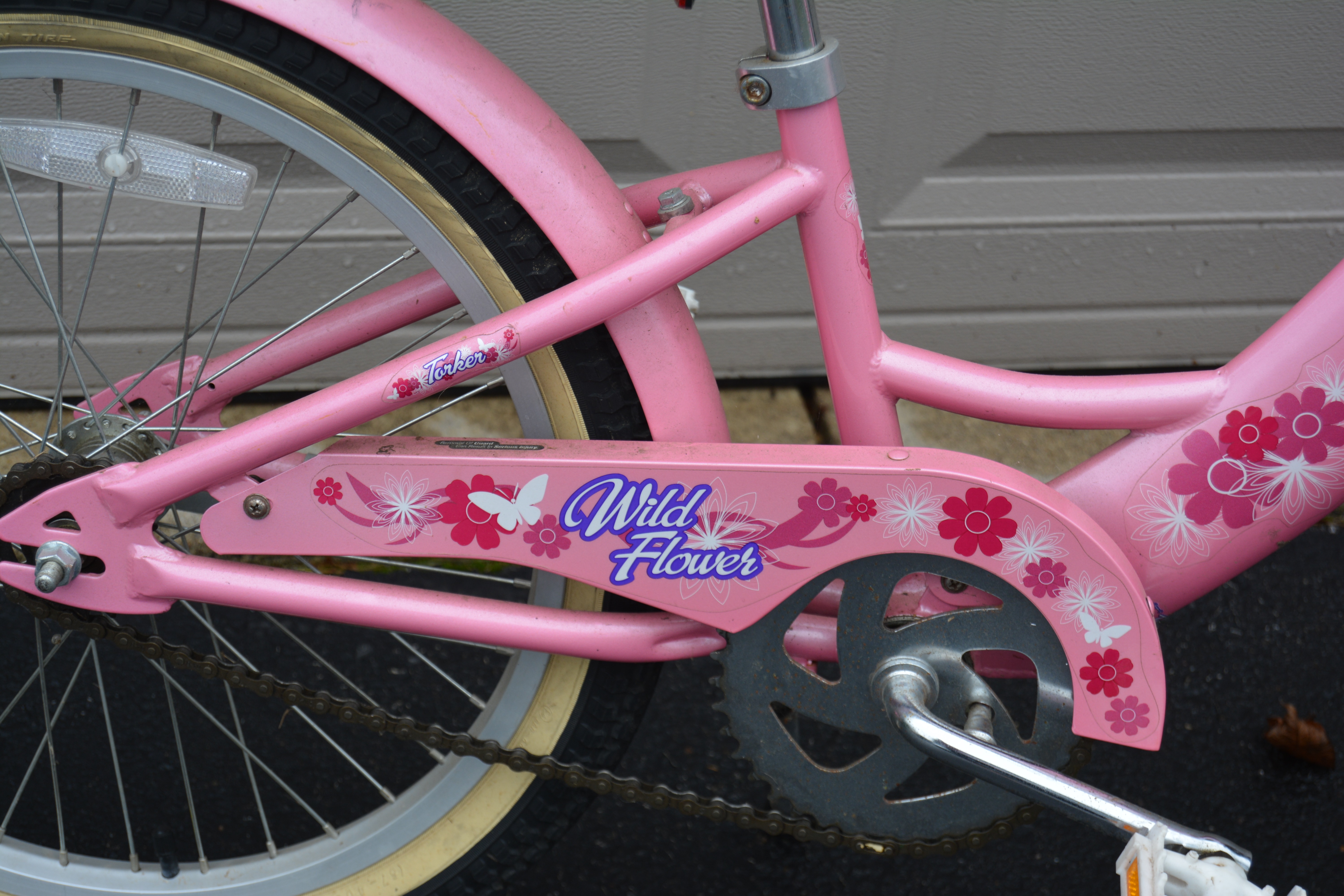 Torker Wild Flower 20" Pink Girls Bicycle