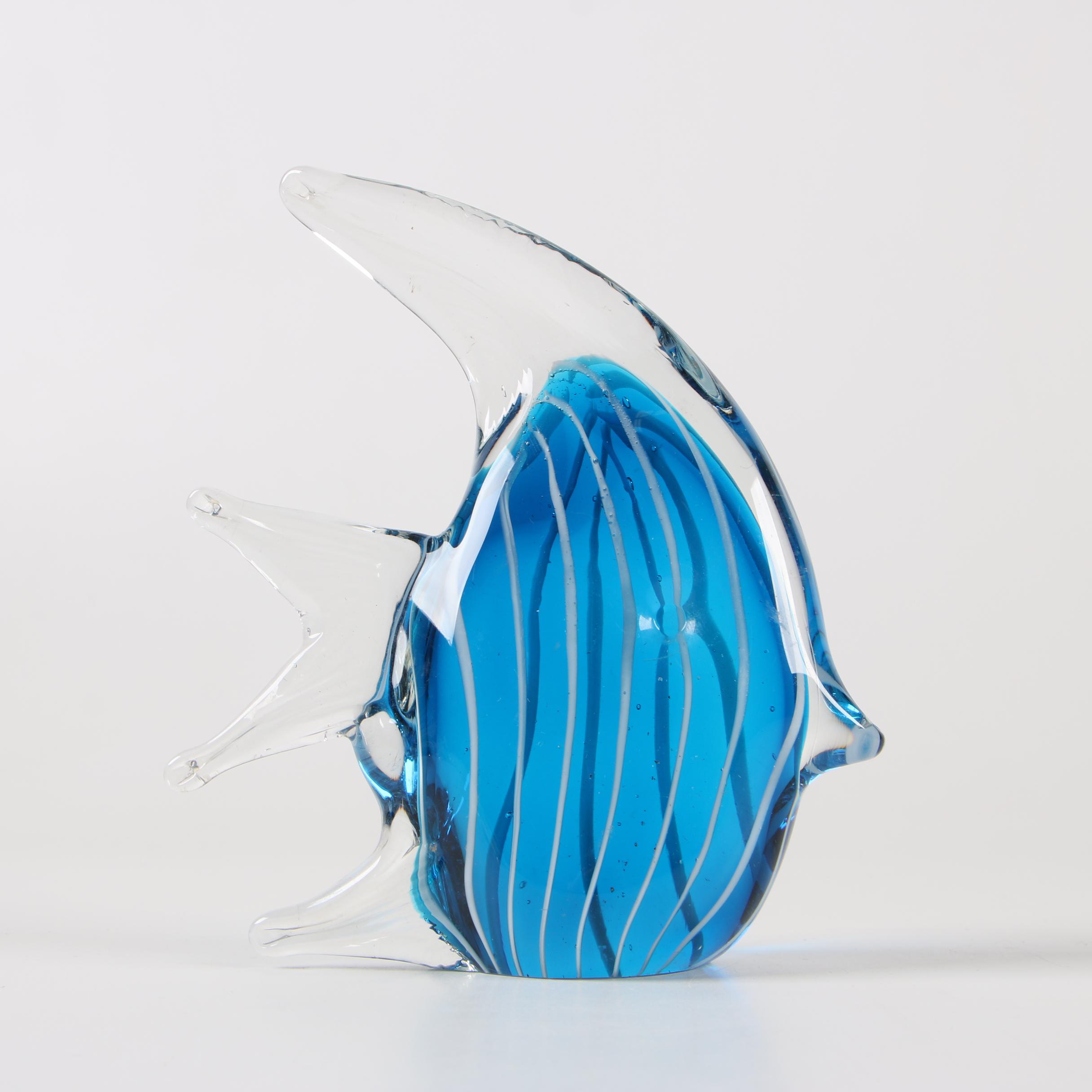 Blown Glass Fish Figurines