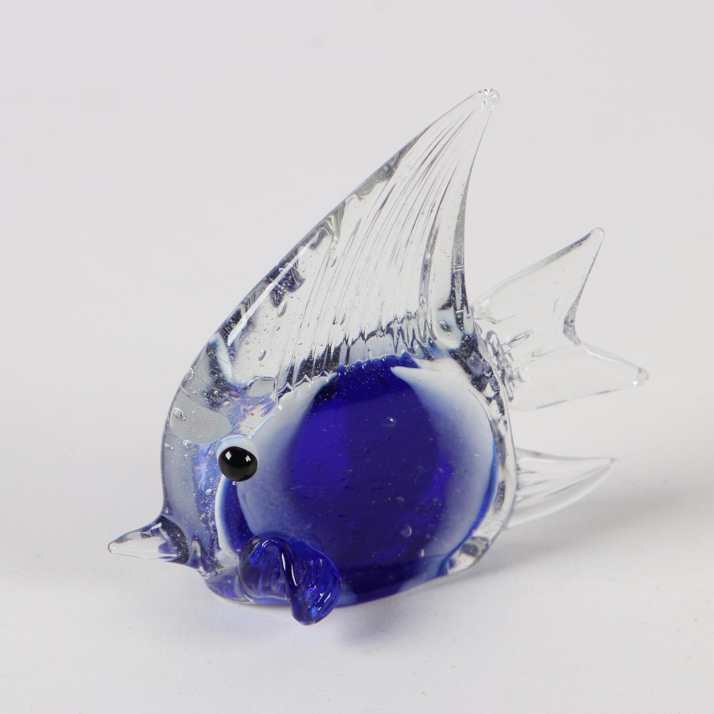 Blown Glass Fish Figurines