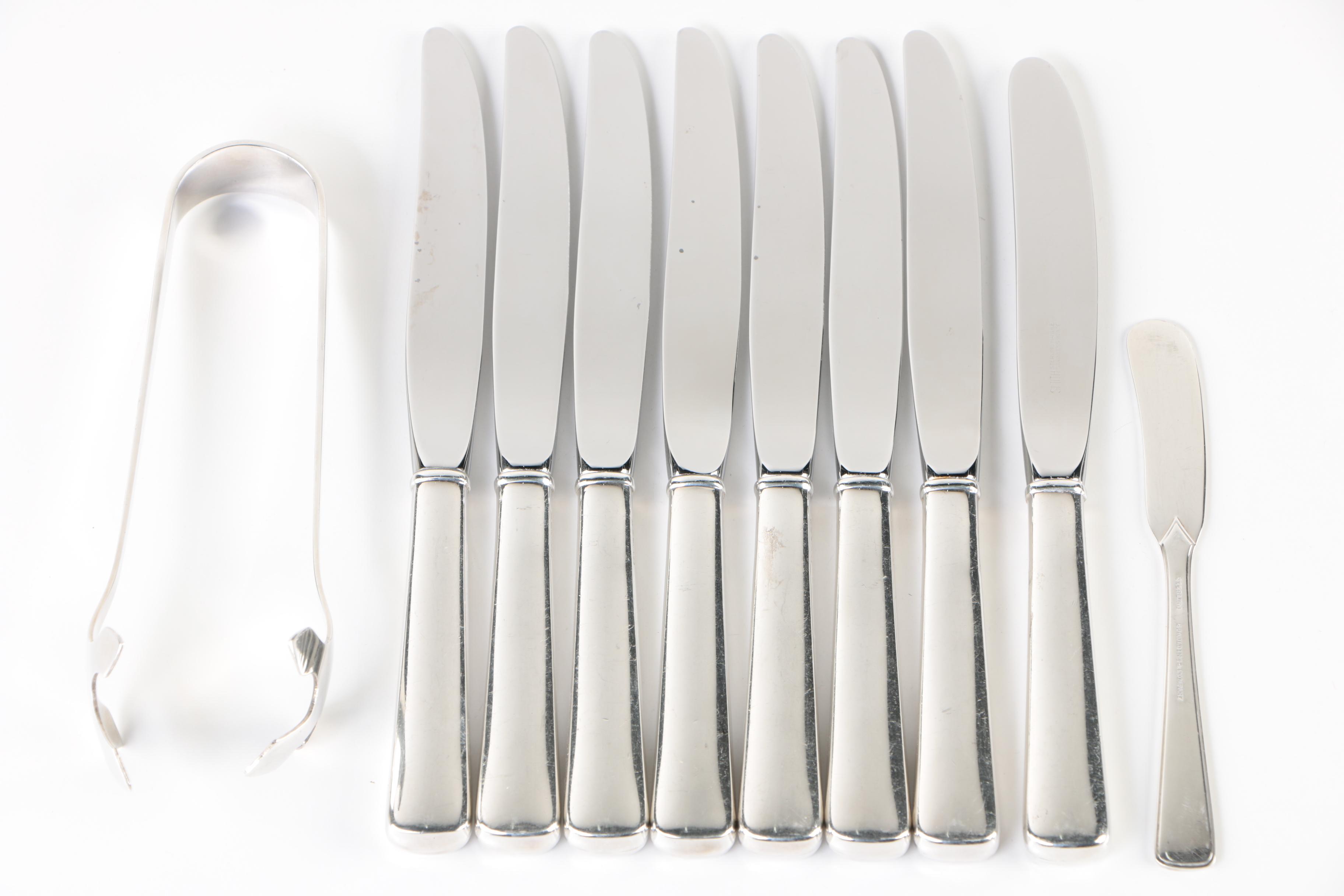 R. Blackinton & Co. "Compton" Sterling Silver Flatware with Chest
