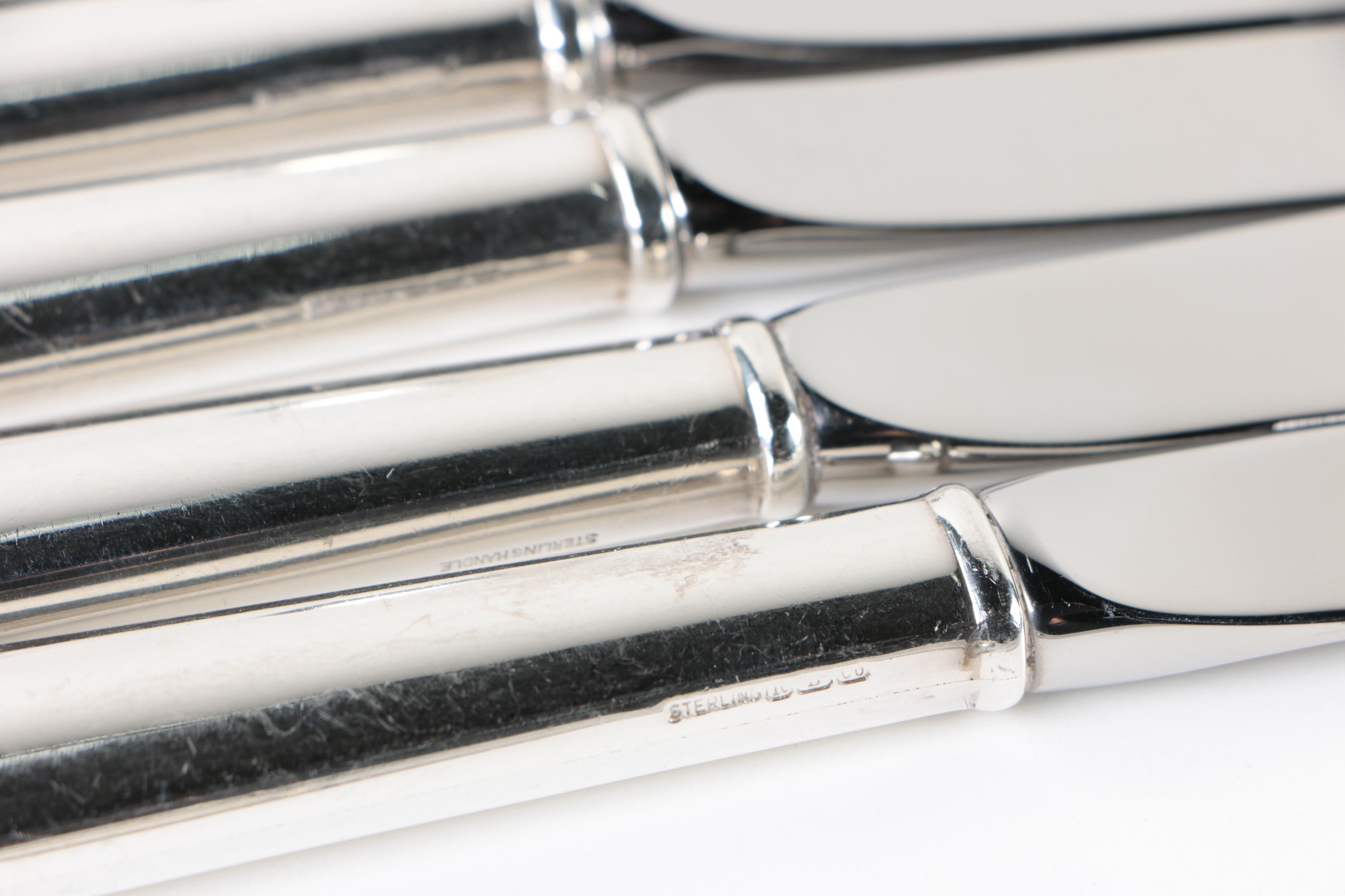 R. Blackinton & Co. "Compton" Sterling Silver Flatware with Chest