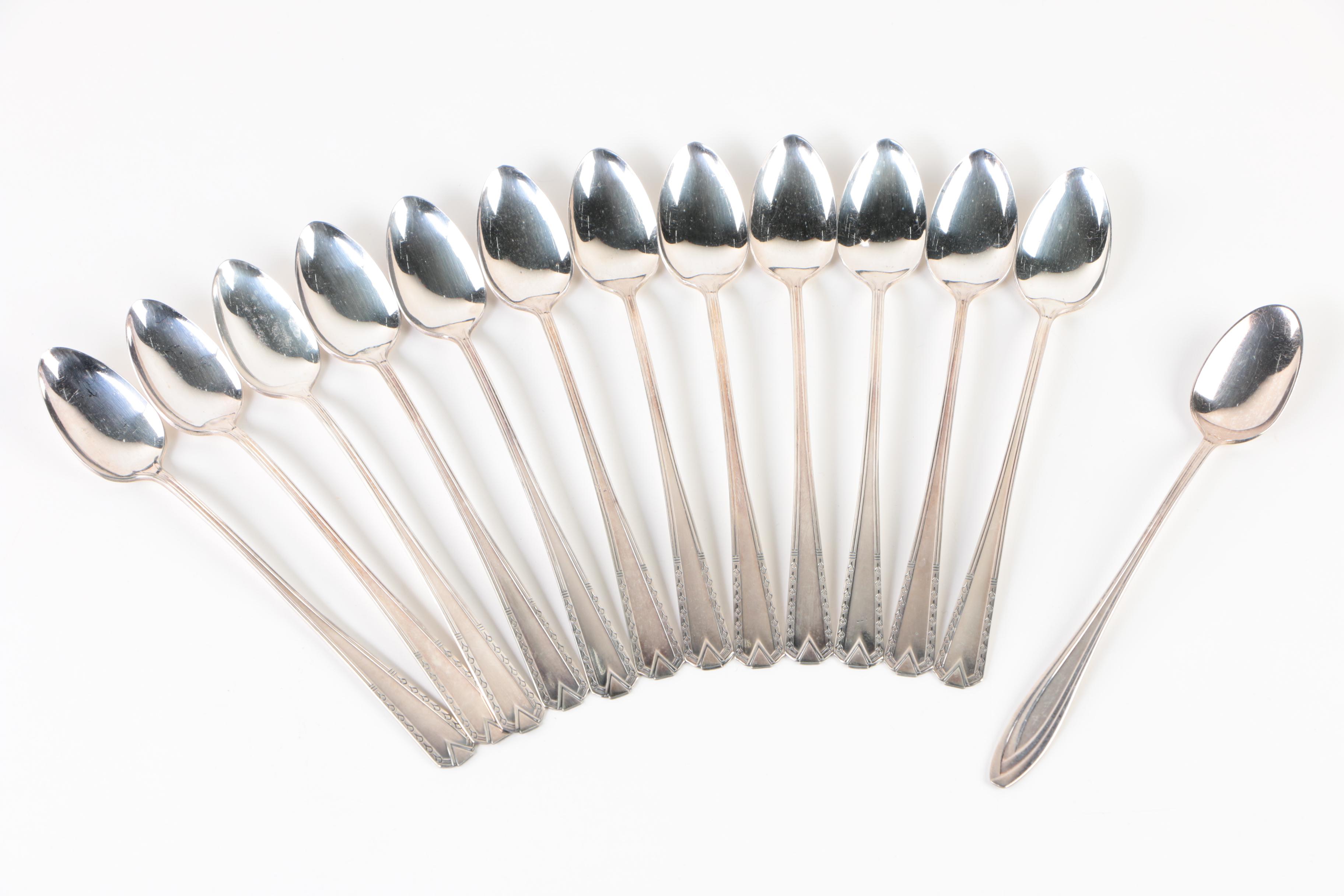 R. Blackinton & Co. "Compton" Sterling Silver Flatware with Chest