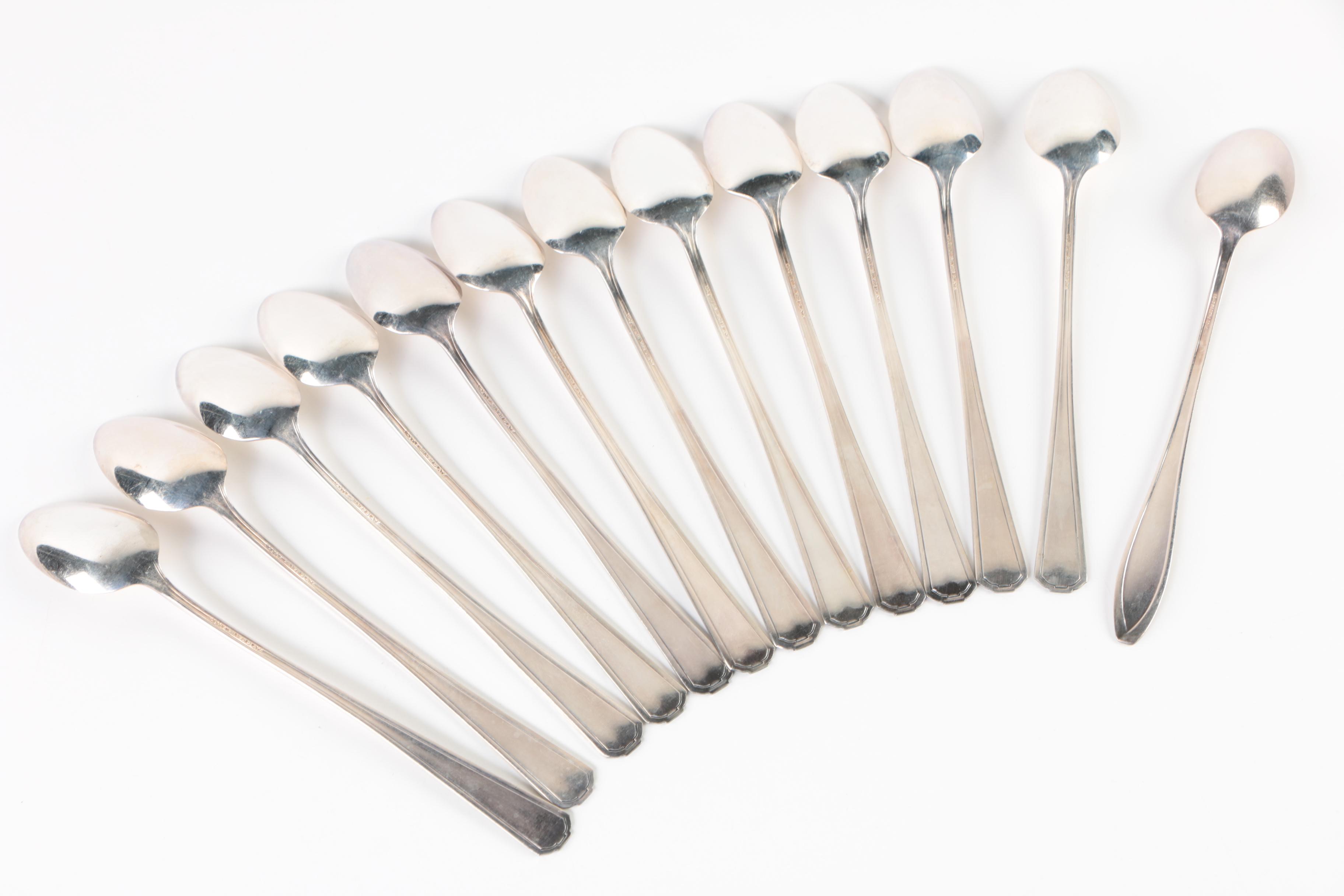 R. Blackinton & Co. "Compton" Sterling Silver Flatware with Chest